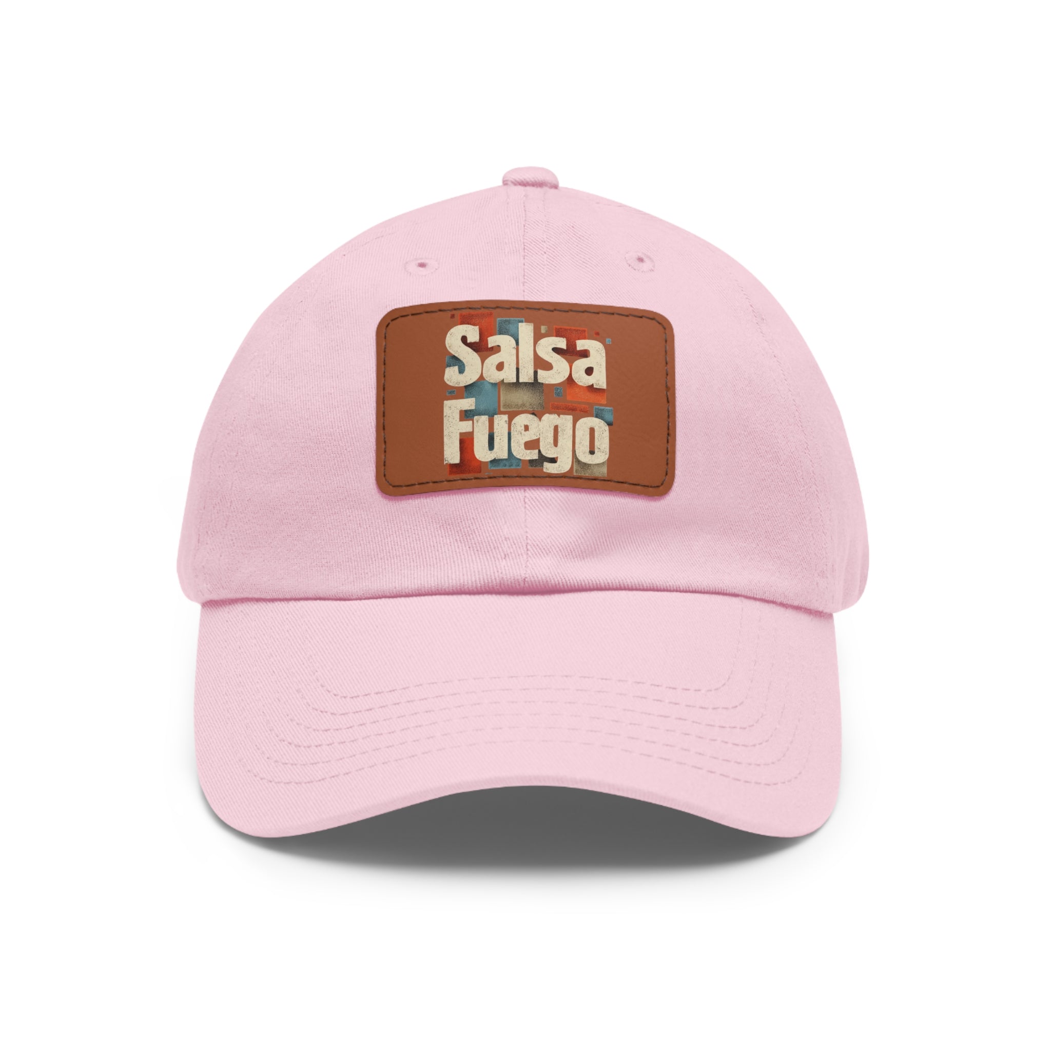 Salsa Fuego Geometric Dad Hat with Leather Patch (Rectangle)