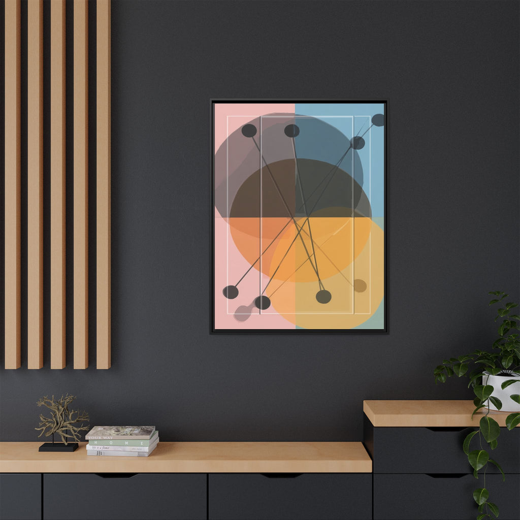 Geometric Intersections: Pastel Quadrants, Mid-Century Minimalism, Network Nodes   |   Custom Orders Accepted