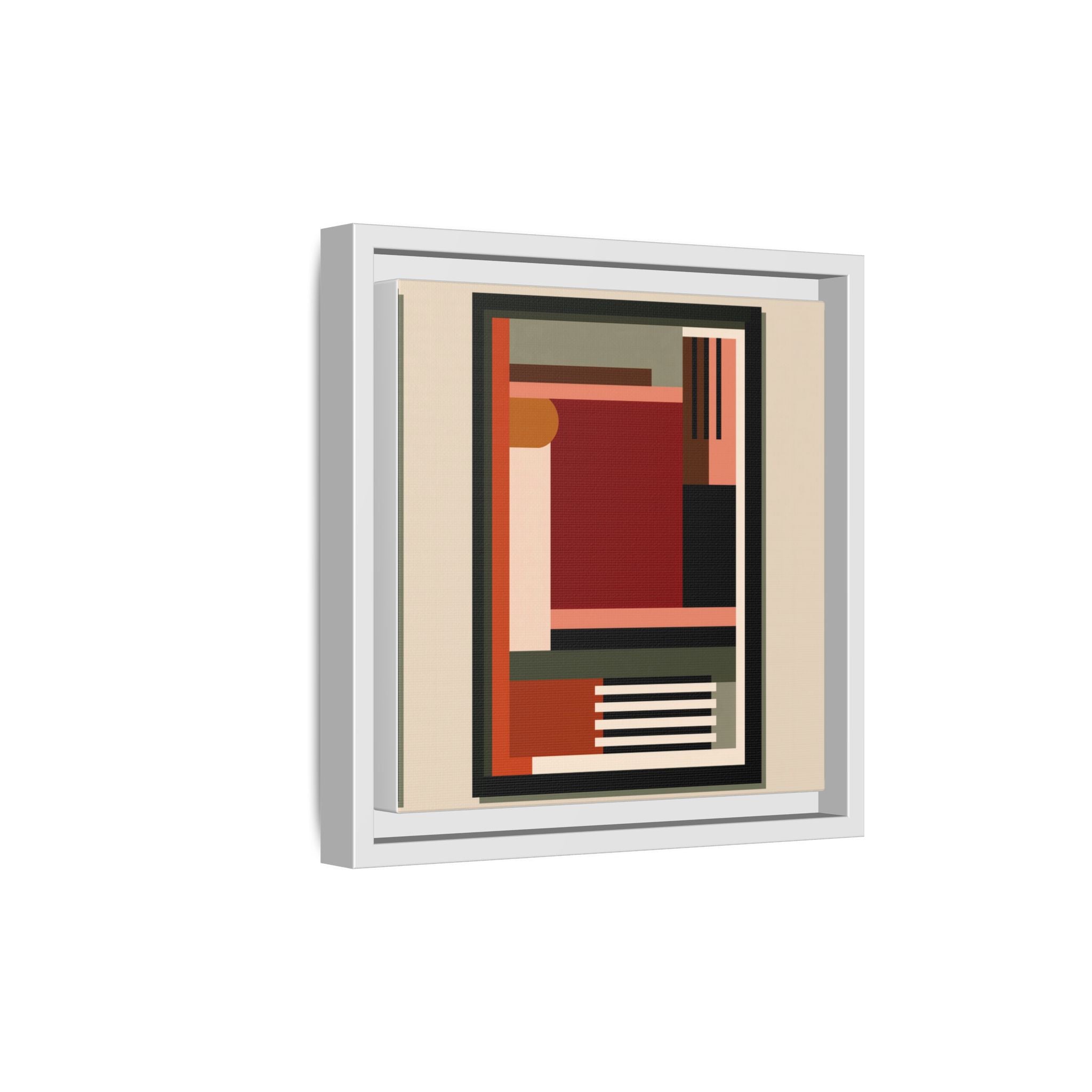 Architectural Geometries: Modern Abstract Composition, Bauhaus-Inspired Design, Geometric Color Blocking   |   Custom Orders Accepted