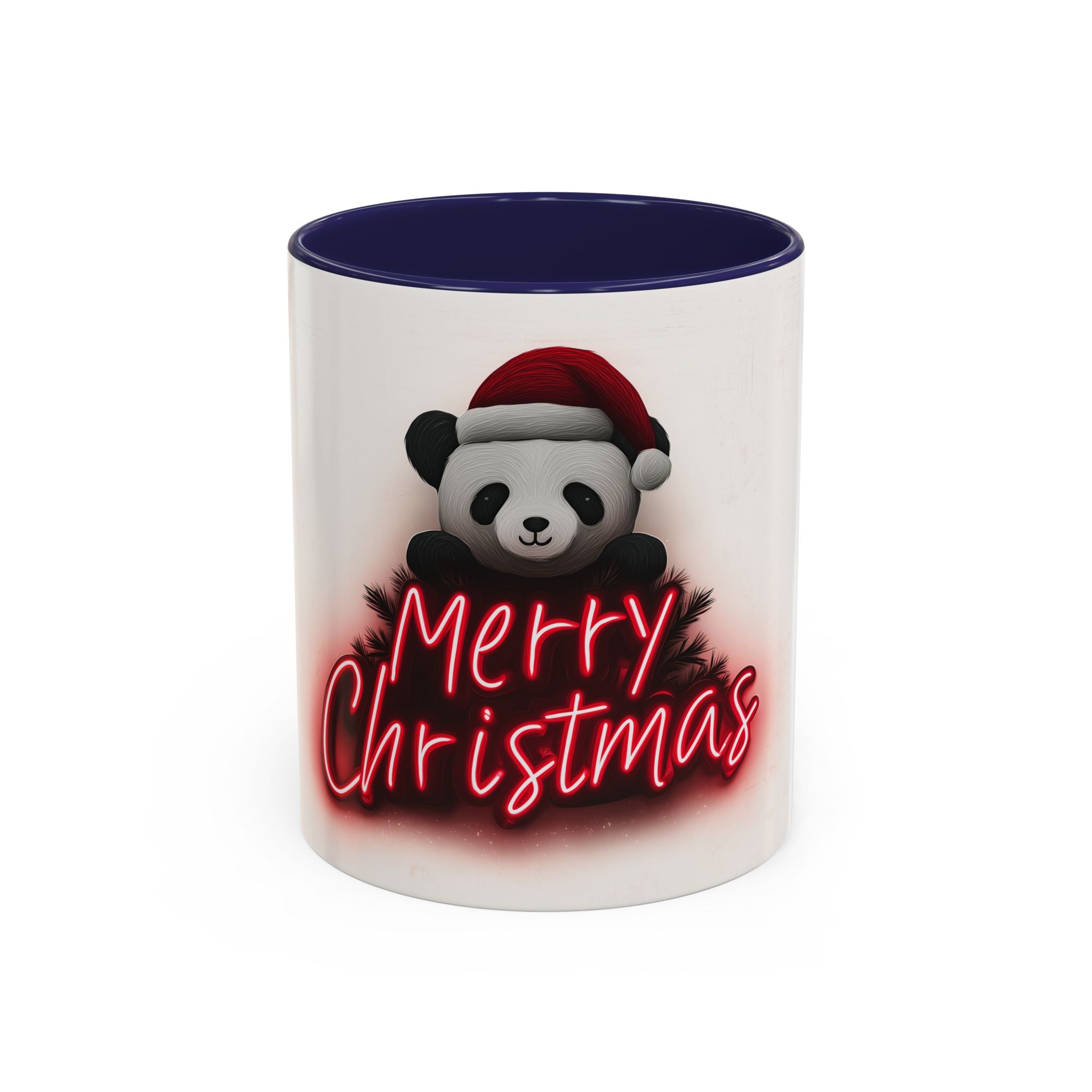 Merry Christmas Panda Mug, Fun Holiday Coffee Cup, Cute Gift for Animal Lovers, Festive Drinkware, Christmas Decorations