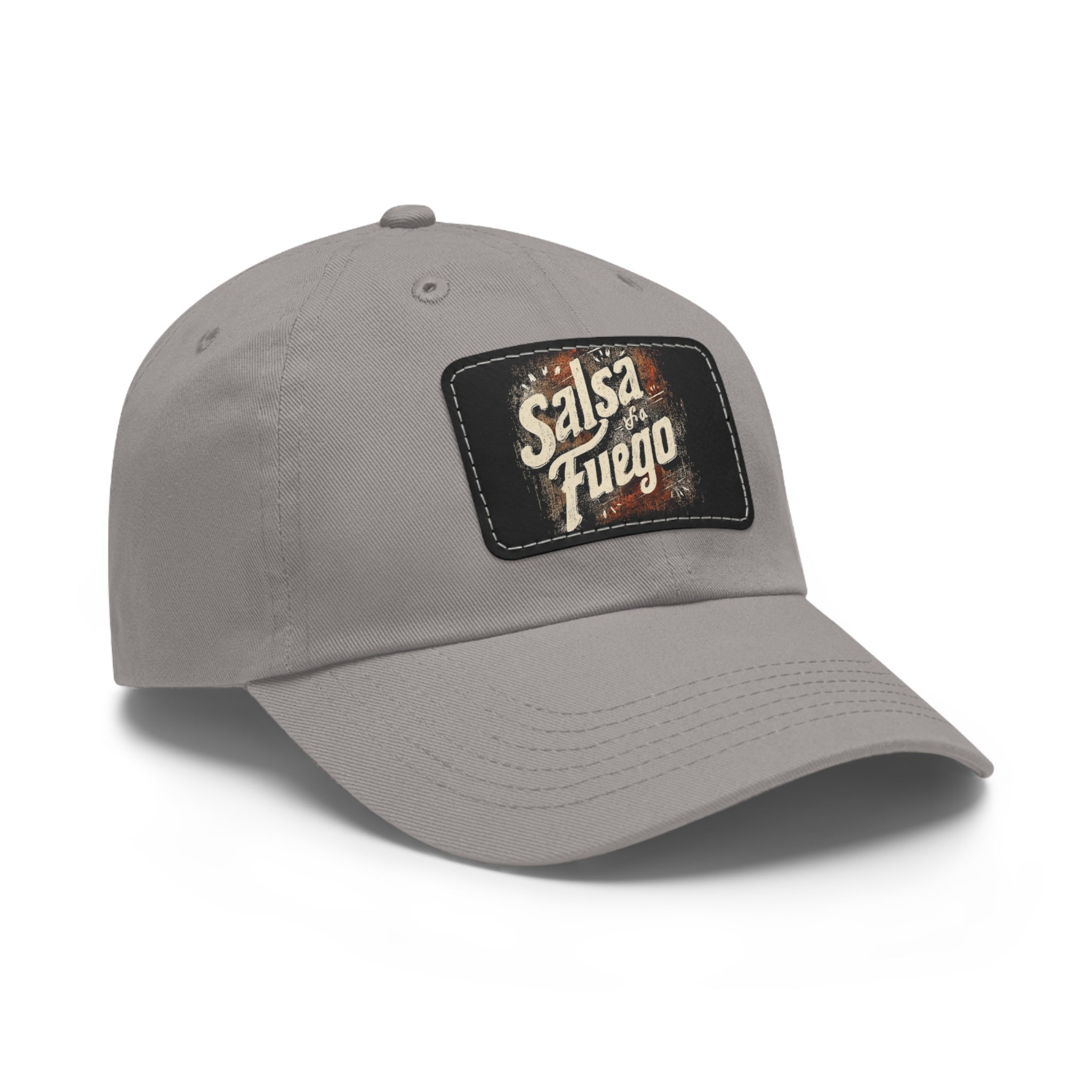 Salsa Fuego Dad Hat with Leather Patch (Rectangle)