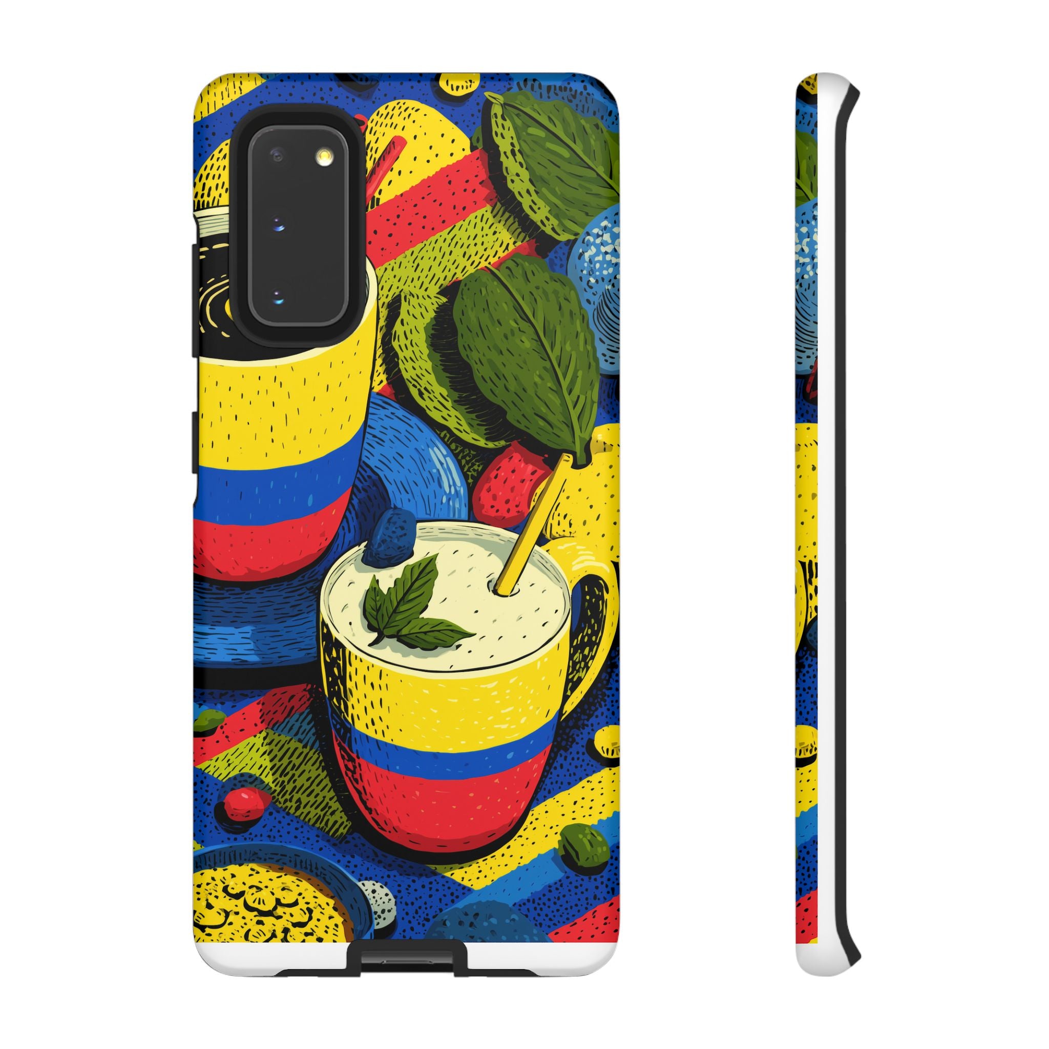 Vibrant Phone Case for Tough Cases | Colorful Colombian Art, Unique Gift, Trendy Accessory, Summer Style, Festival Must-Have