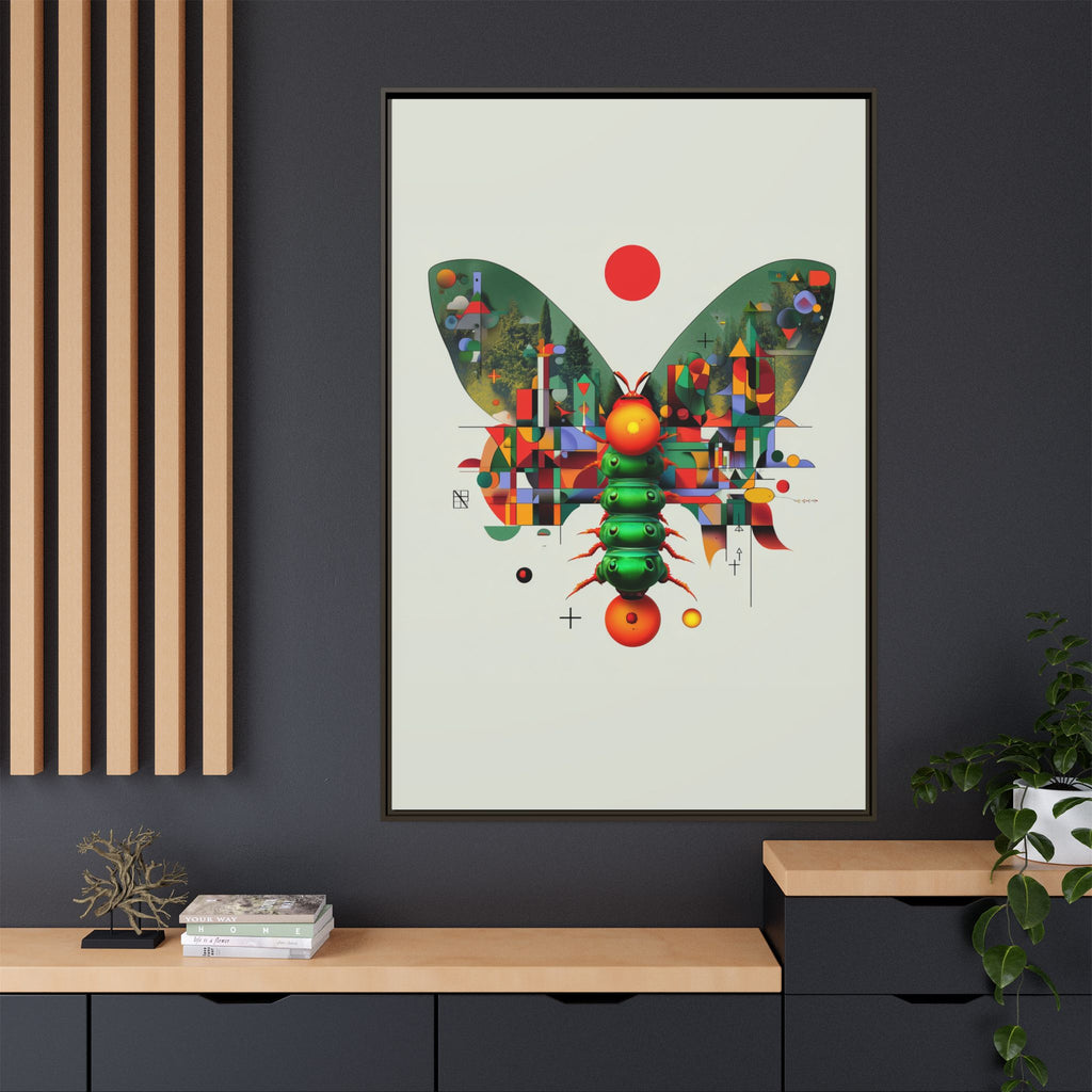 Metamorphic Geometry: Digital Butterfly Architecture, Cubist Nature Transformation   |    Custom Orders Available