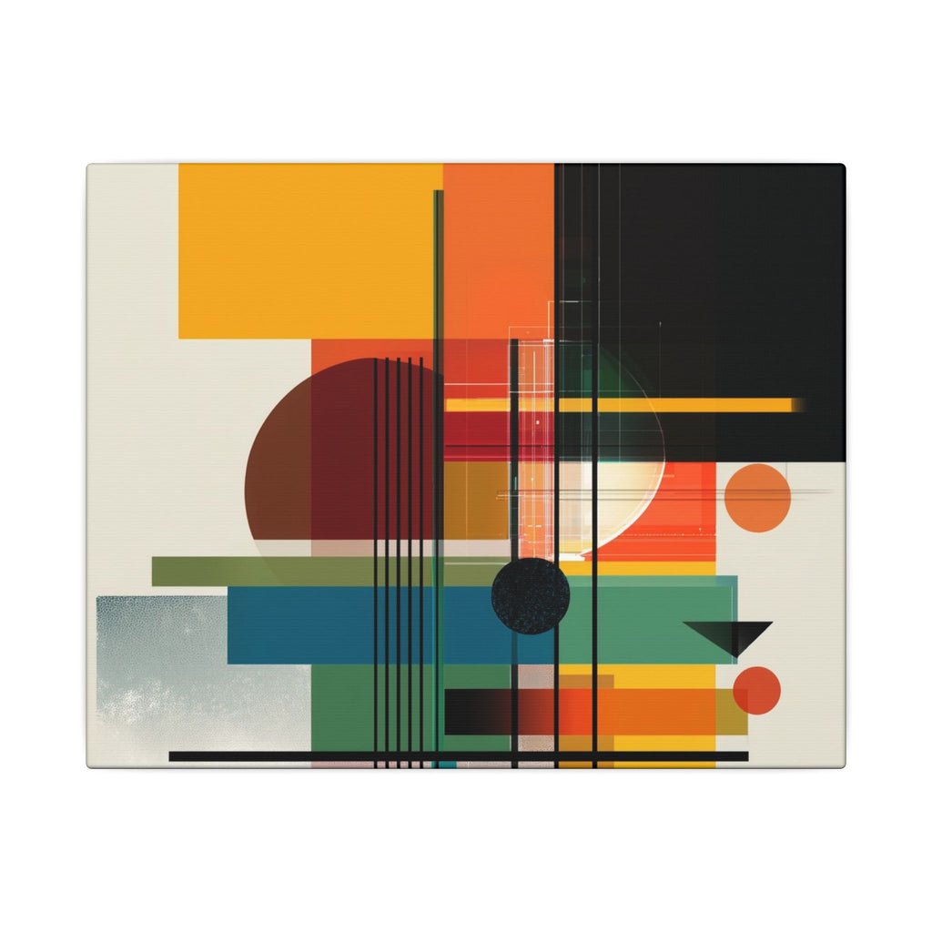 Geometric Harmony: Bauhaus Intersections, Constructivist Layers, Abstract Color Blocks   |   Custom Orders Accepted