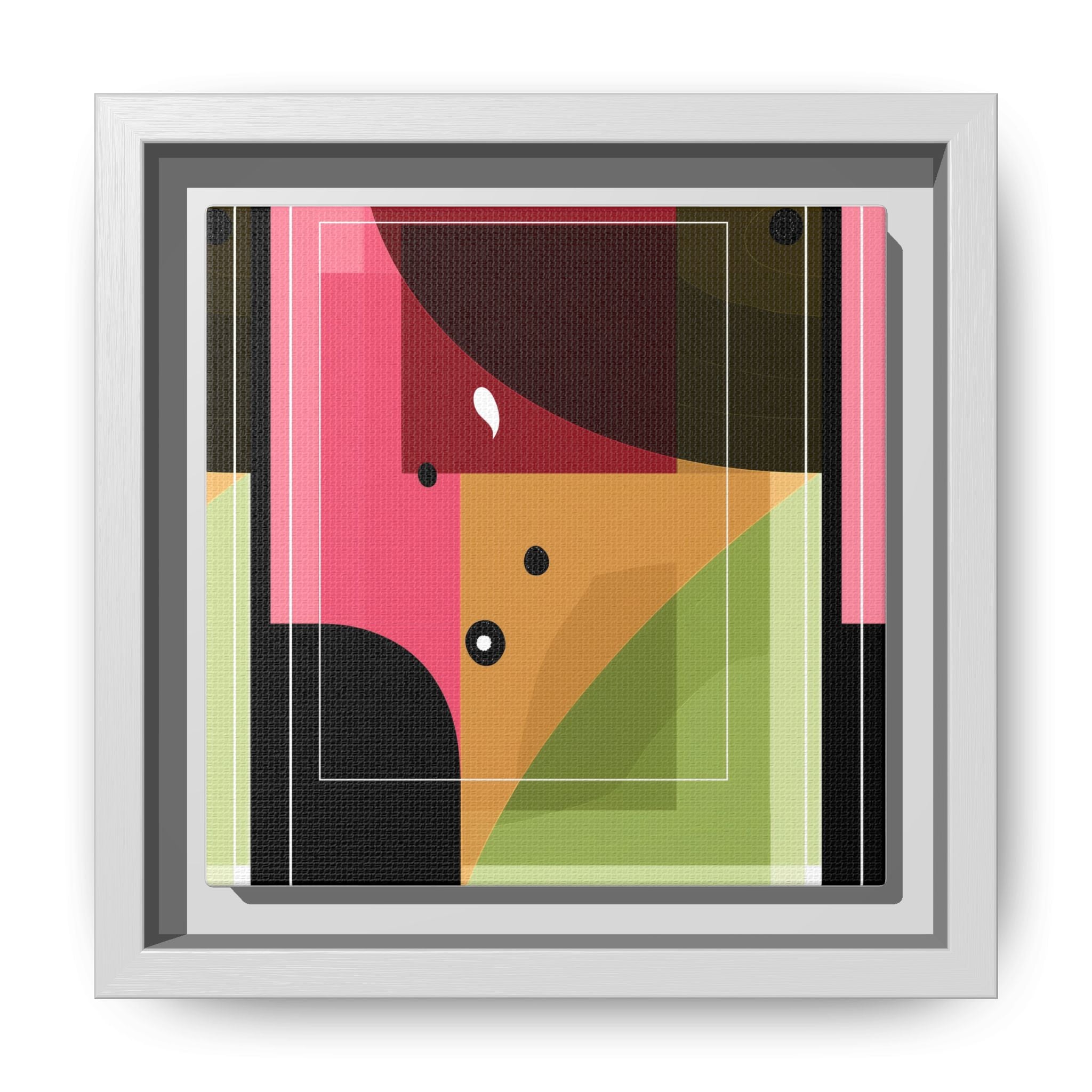 Geometric Convergence: Abstract Modernist Composition, Constructivist Color Blocking, Layered Geometric Design   |   Custom Orders Accepted