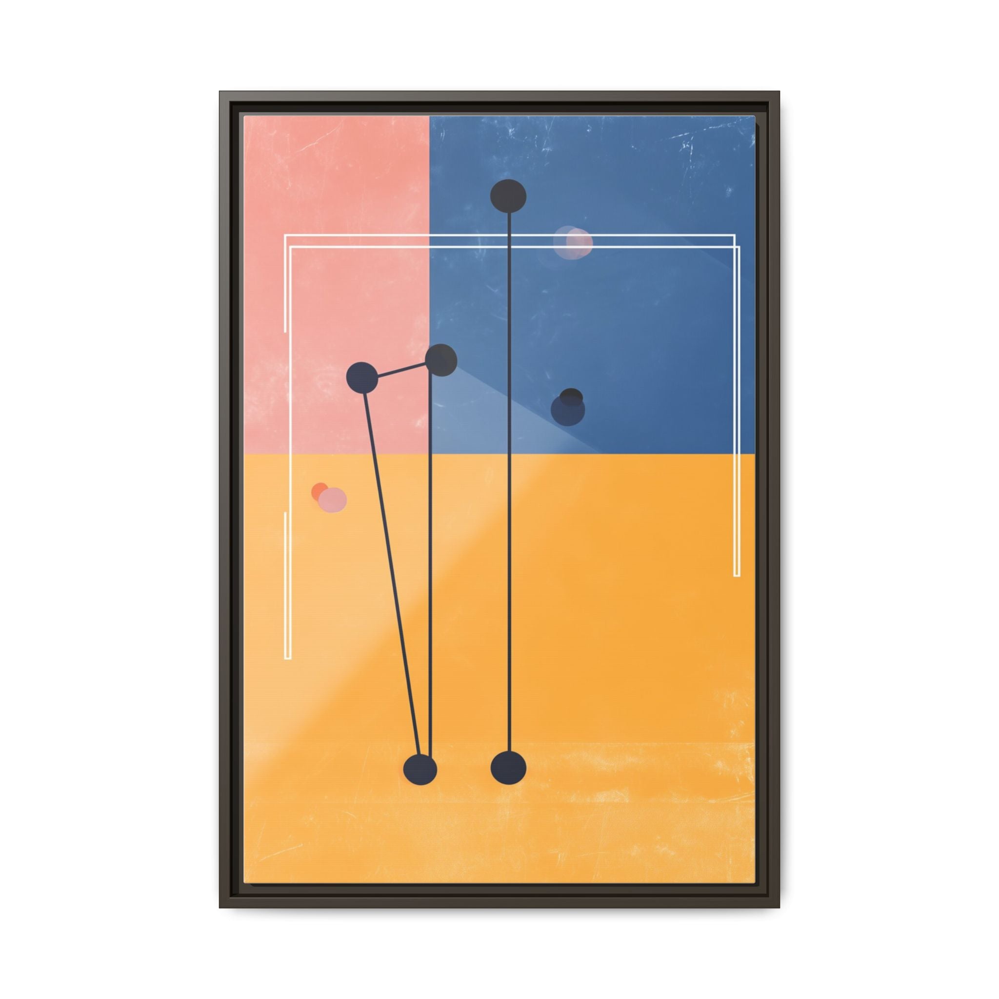 Nexus of Connection: Geometric Abstraction, Modernist Composition, Digital Color Blocks   |   Custom Orders Accepted