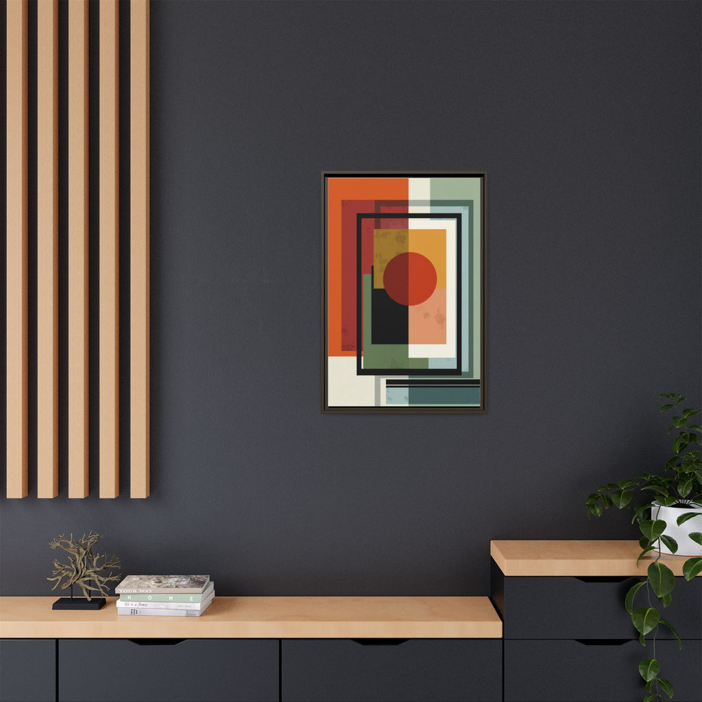 Geometric Harmonies: Mid-Century Modern Composition, Constructivist Inspiration, Abstract Rectangular Interplay   |   Custom Orders Accepted