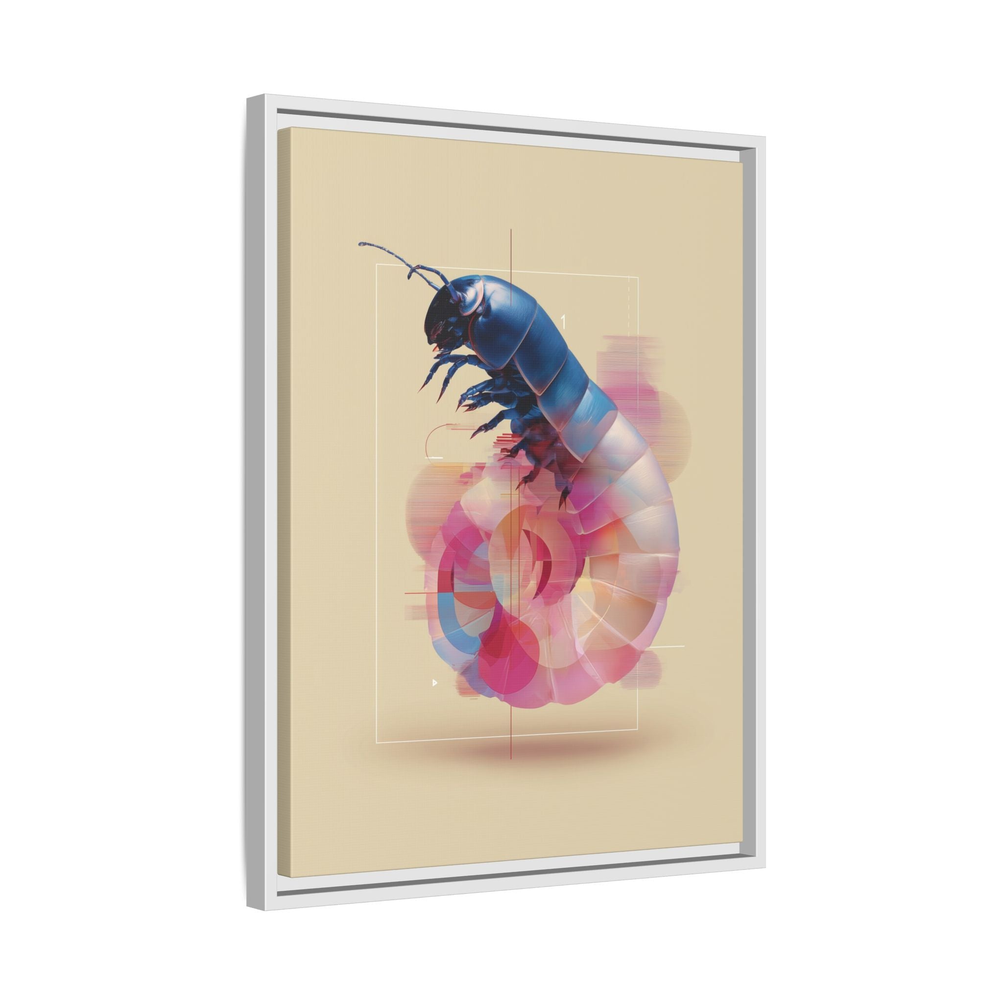 Exoskeleton Cipher: Digital Insect Rendering, Geometric Glitch Art   |    Custom Orders Available