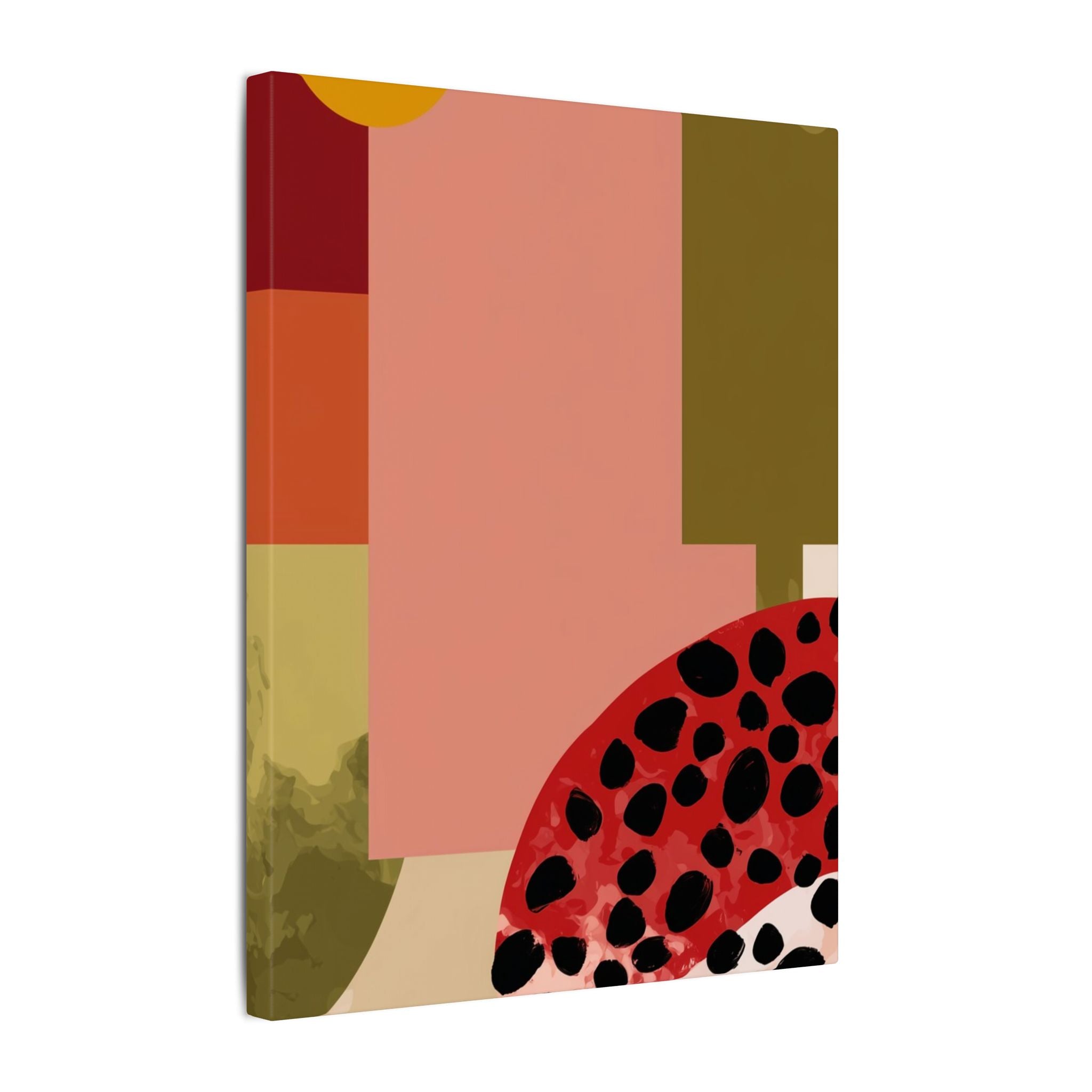 Geometric Harmony: Rectangles in Motion, Mid-Century Modern Composition, Abstract Earth Tone Precision   |   Custom Orders Accepted