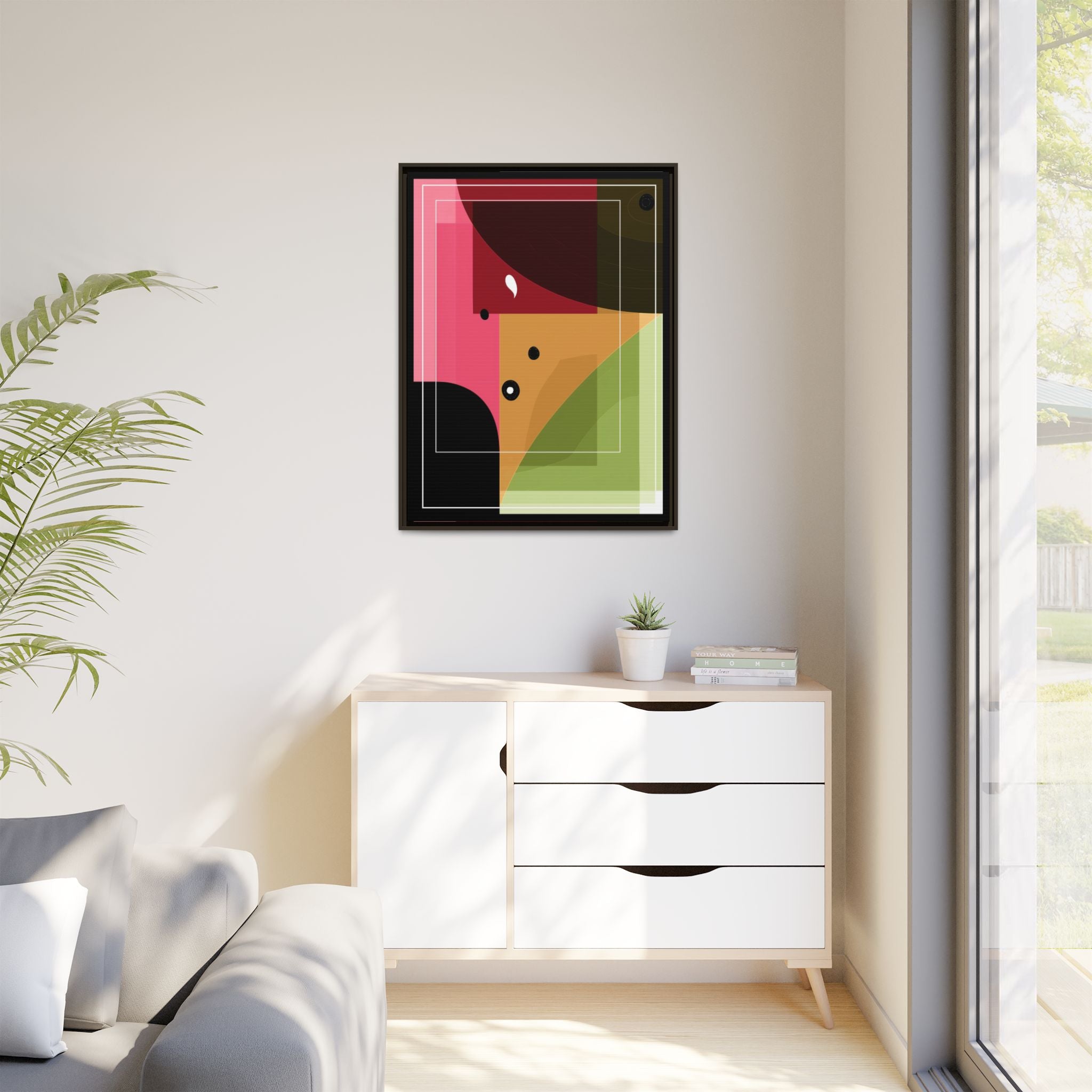 Geometric Convergence: Abstract Modernist Composition, Constructivist Color Blocking, Layered Geometric Design   |   Custom Orders Accepted