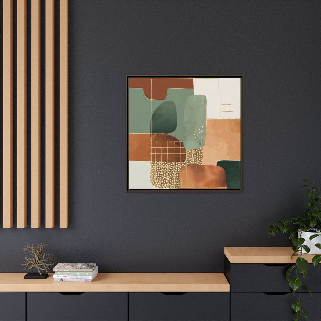 Geometric Harmony: Abstract Minimalist Art, Mid-Century Modern Design, Organic Shapes Composition   |   Custom Orders Accepted