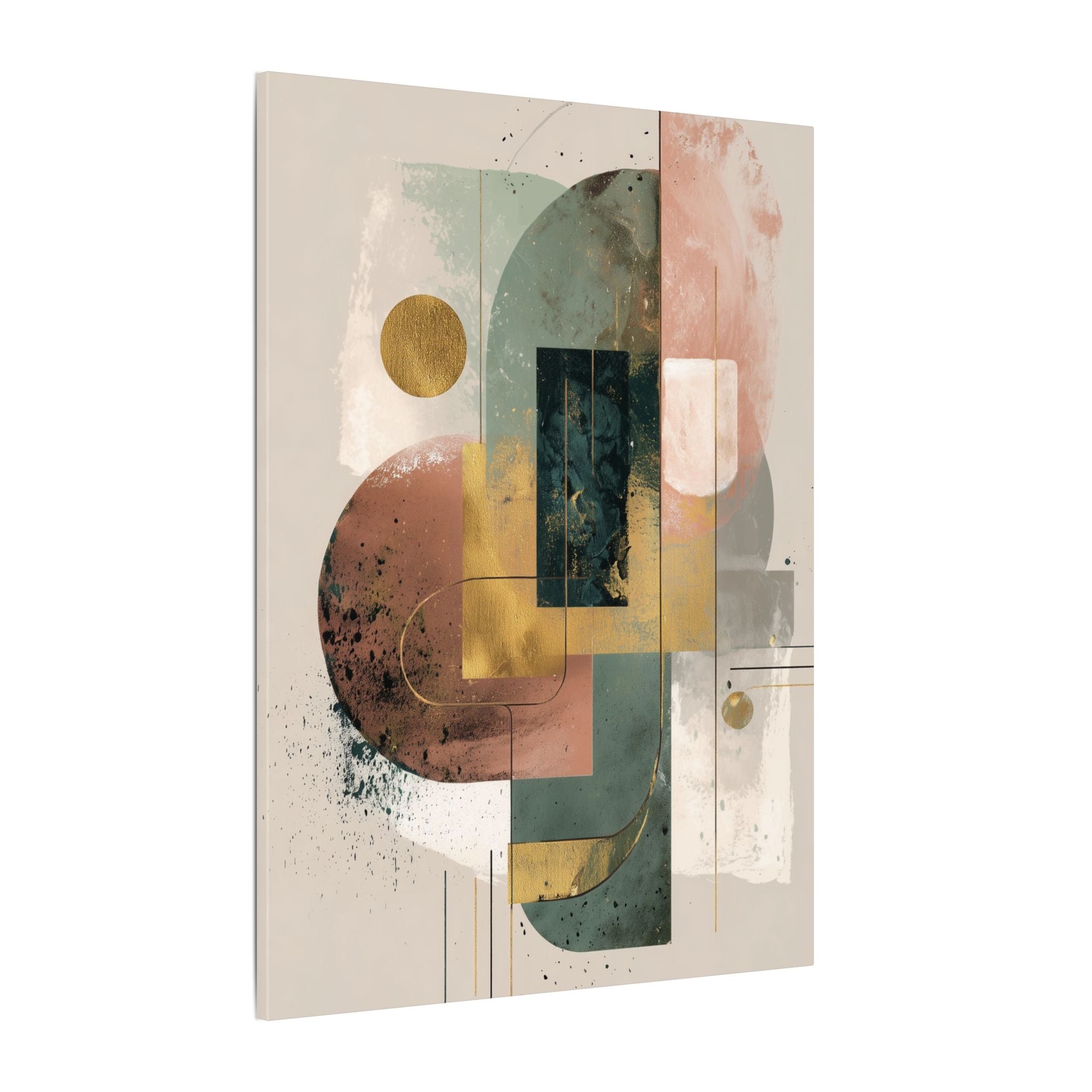 Geometric Harmony: Abstract Composition, Modernist Minimalism, Ethereal Design Layers   |   Custom Orders Accepted