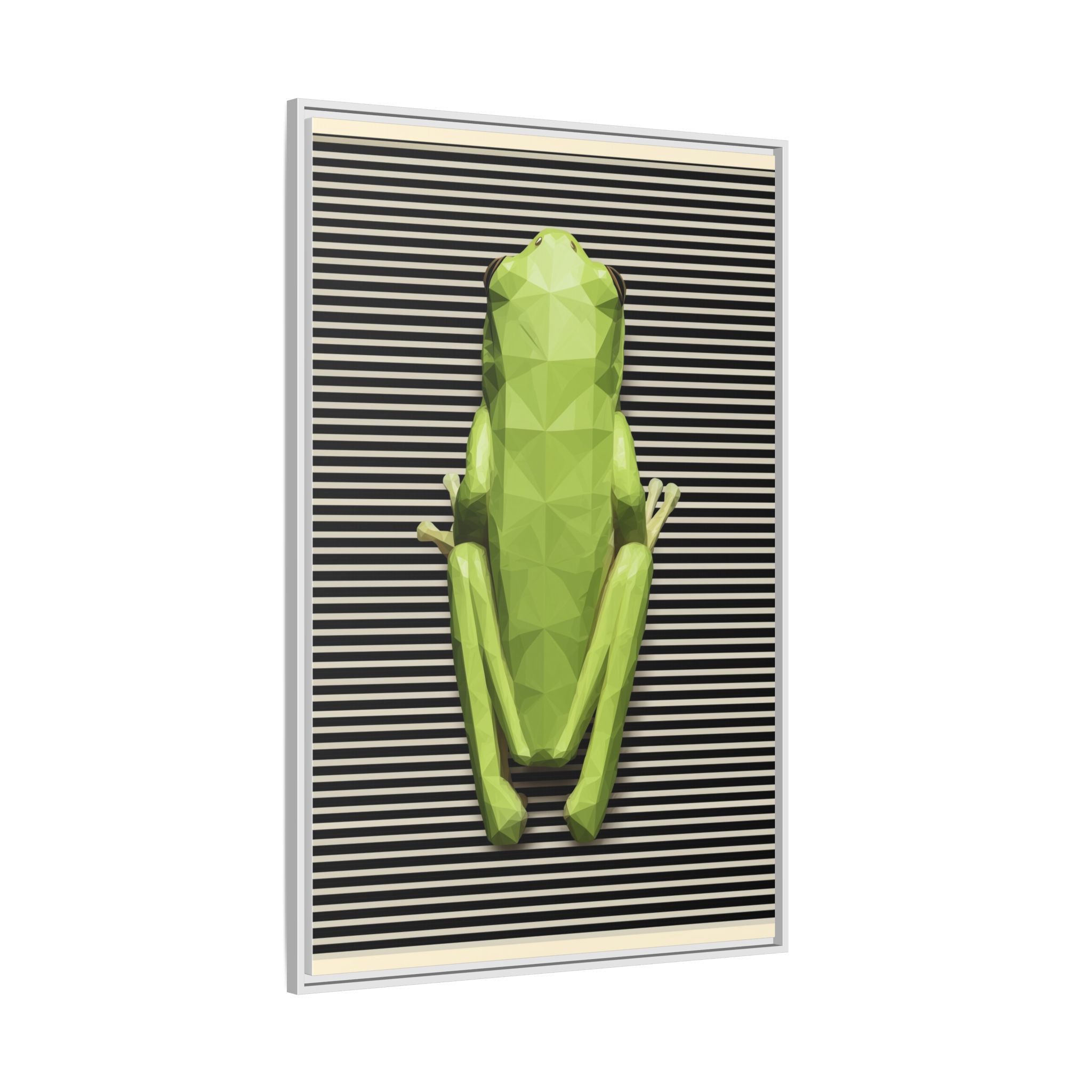Geometric Amphibian: Low-Poly Frog Design, Digital Art Minimalism   |  Personalized & Custom Orders Available