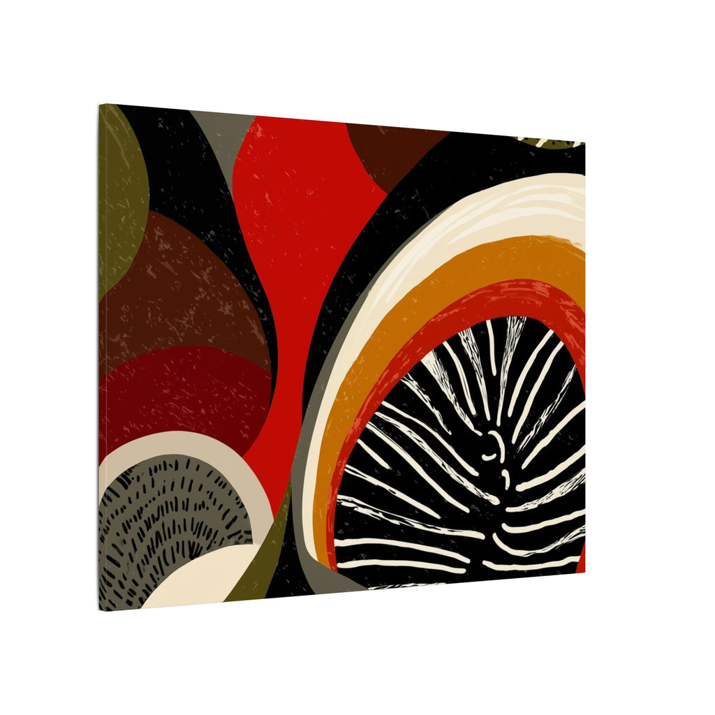 Harmonic Convergence: Organic Geometry, Mid-Century Modern Abstract, Earthy Palette Composition   |   Custom Orders Accepted