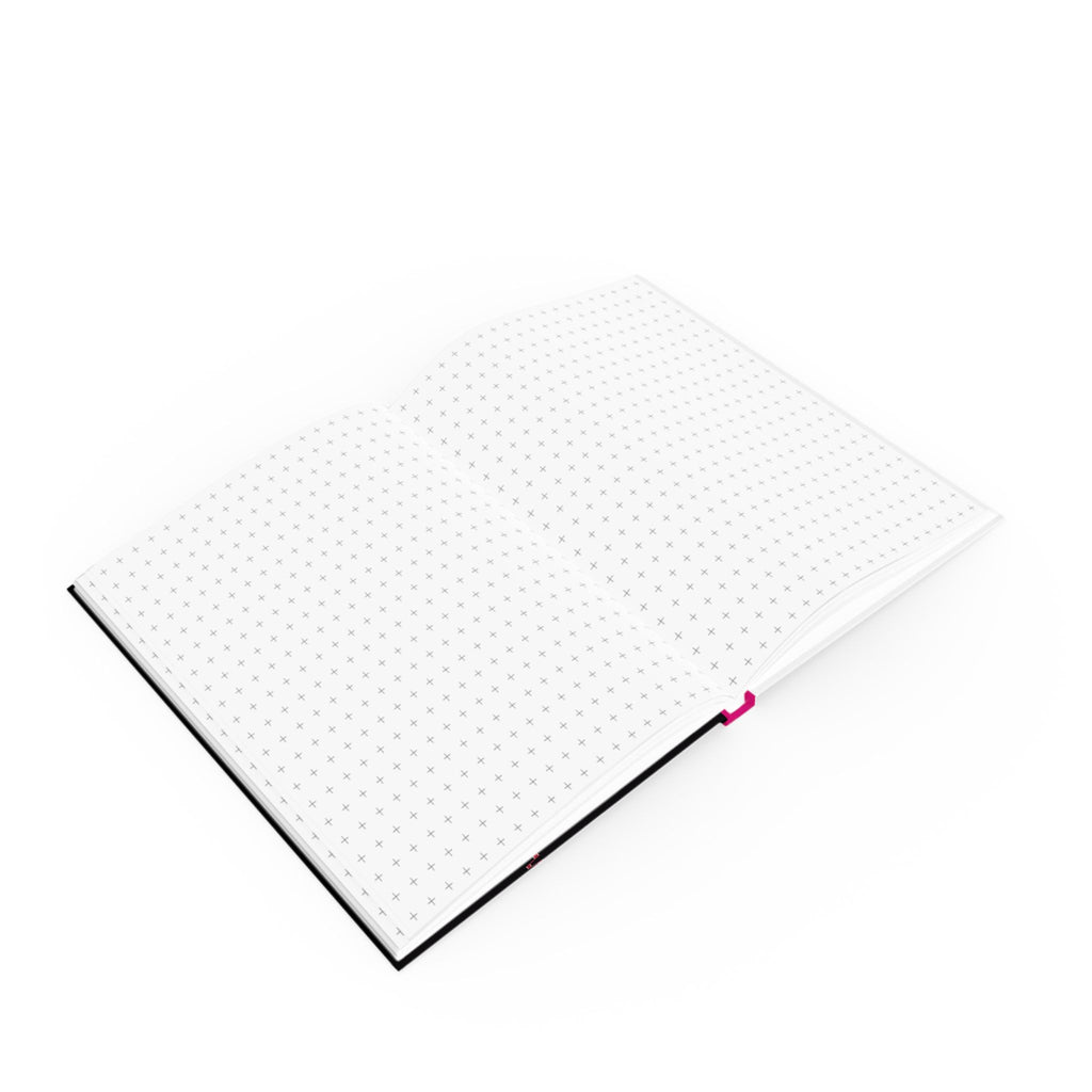 Pink Geometric Praying Mantis Journal, Personalized Notebook, Colorful Abstract Diary, Custom Sketchbook, Unique Hardcover Planner