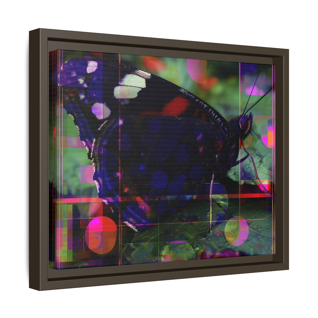 Geometric Butterfly Framed Print: Digital Glitch Butterfly Art, Geometric Nature Photography   |  Personalized & Custom Orders Available