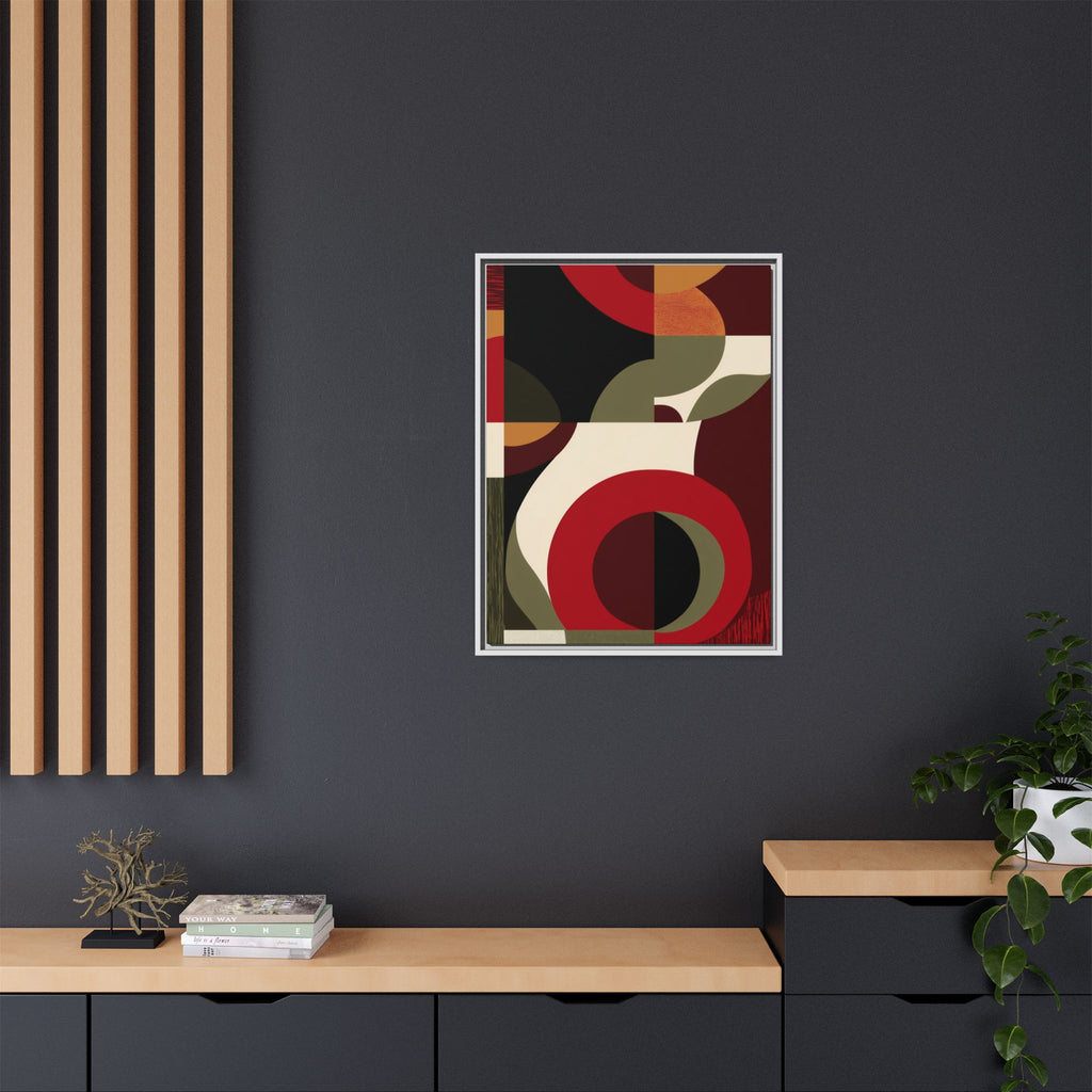 Geometric Intersections: Mid-Century Modern Design, Abstract Architectural Composition, Rhythmic Curved Forms   |   Custom Orders Accepted