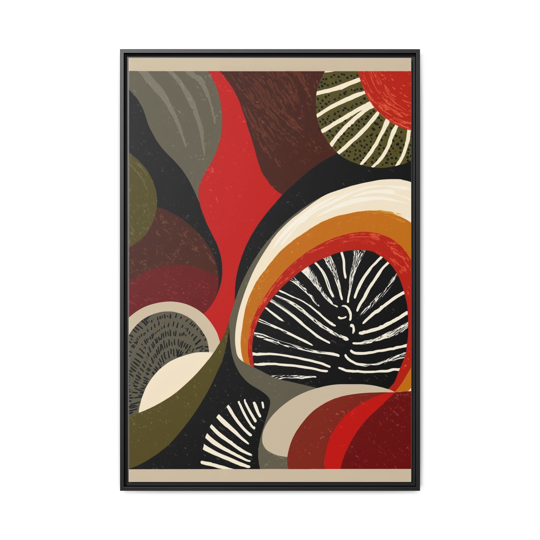 Geometric Rhythm: Abstract Composition, Mid-Century Modern Art, Radial Design Inspiration   |   Custom Orders Accepted