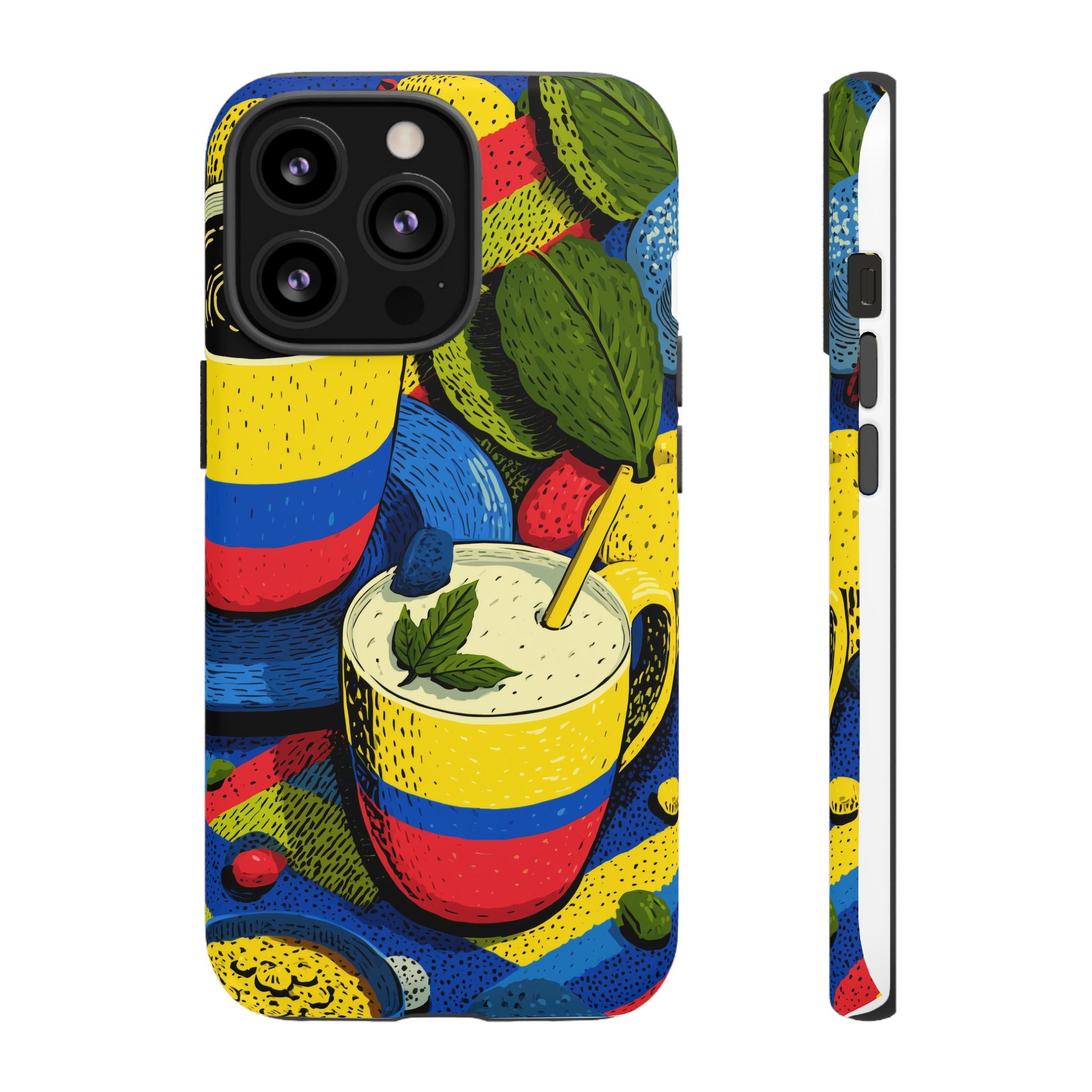 Vibrant Phone Case for Tough Cases | Colorful Colombian Art, Unique Gift, Trendy Accessory, Summer Style, Festival Must-Have