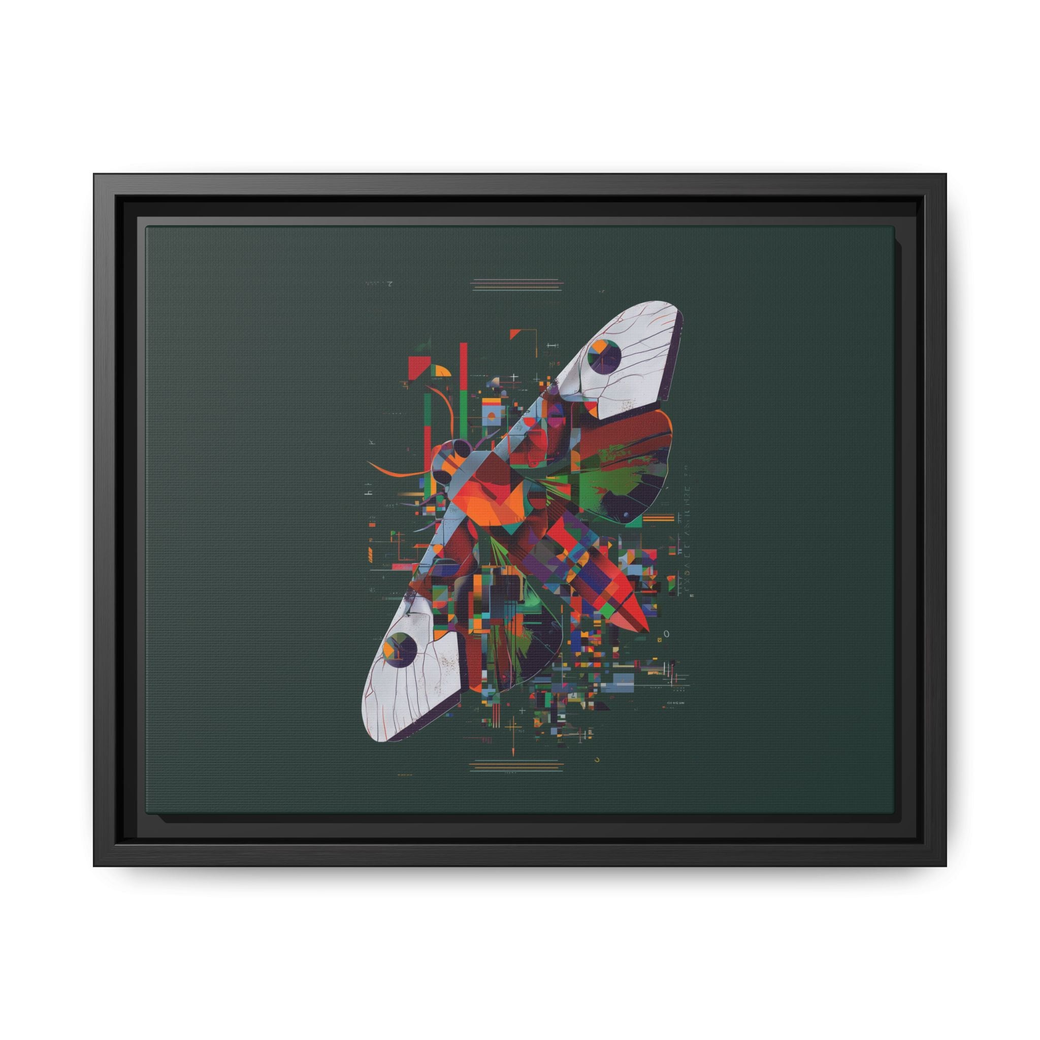 Butterfly Deconstruction: Geometric Digital Art, Pixelated Abstract Butterfly Wings   |    Custom Orders Available