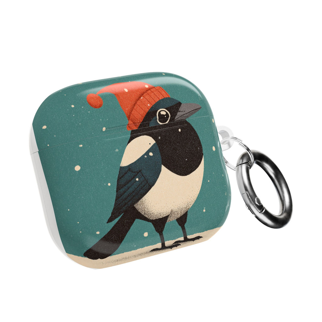 Festive Bird AirPod Case - Holiday Gifts, Cute Accessories, Unique Tech Protection, Bird Lover Gift, Fun Design
