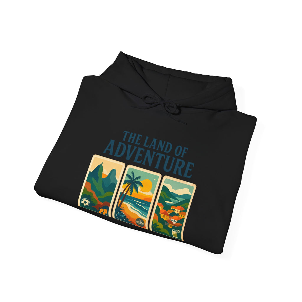 Unisex Heavy Blend™ Hooded Sweatshirt - Brazil Graphic Sweatshirt, Brazil, Brazillian, Rio De Janeiro