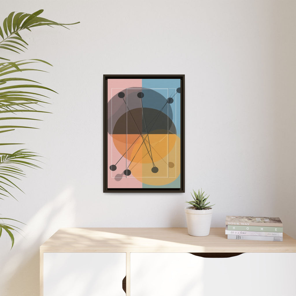 Geometric Intersections: Pastel Quadrants, Mid-Century Minimalism, Network Nodes   |   Custom Orders Accepted