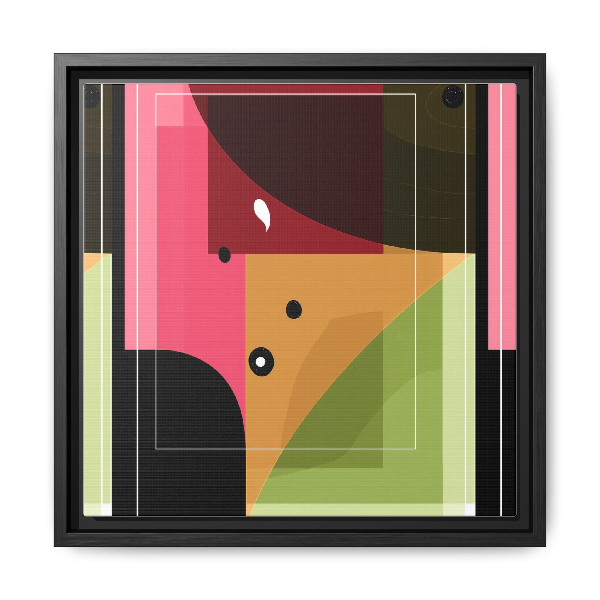 Geometric Convergence: Abstract Modernist Composition, Constructivist Color Blocking, Layered Geometric Design   |   Custom Orders Accepted