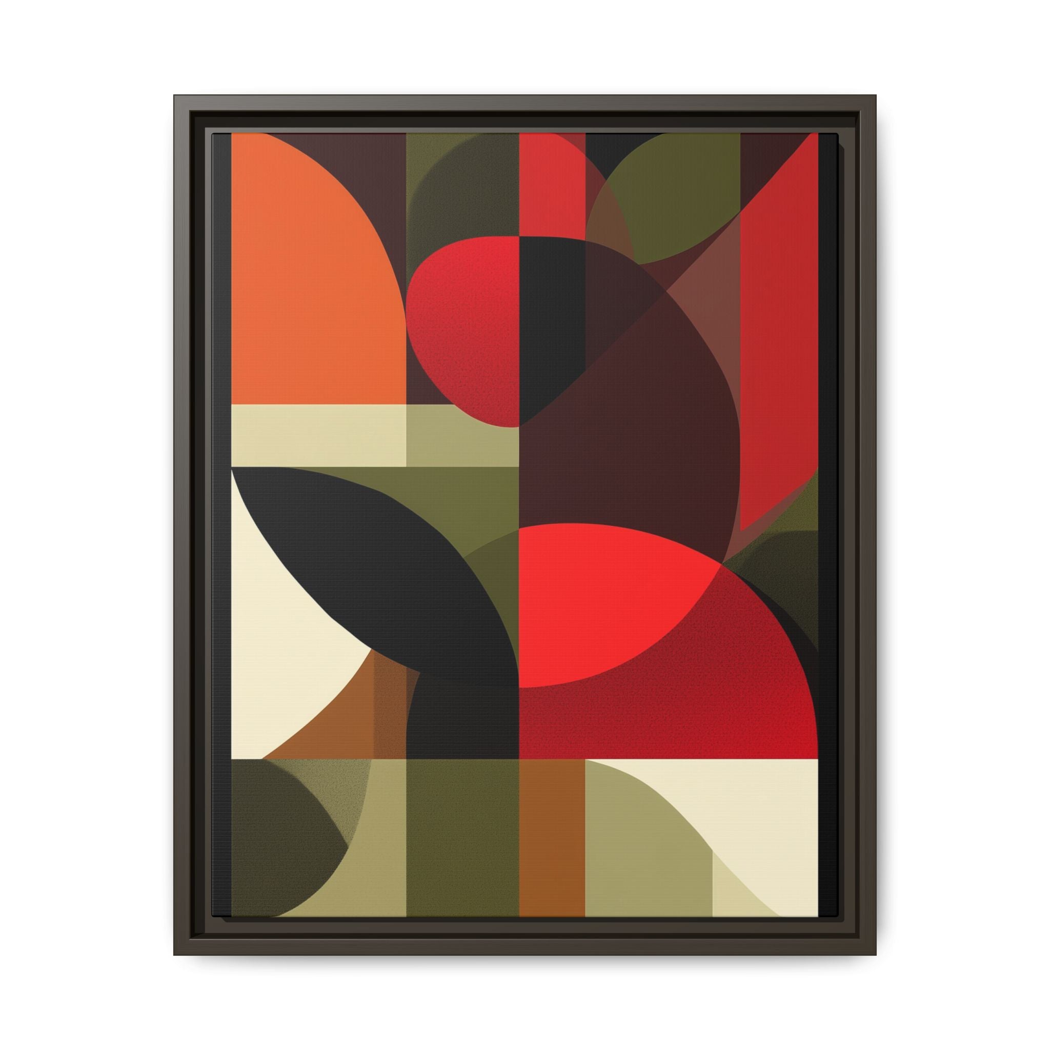 Geometric Fusion: Modern Abstract Composition, Cubist Color Blocks, Architectural Form Harmony   |   Custom Orders Accepted