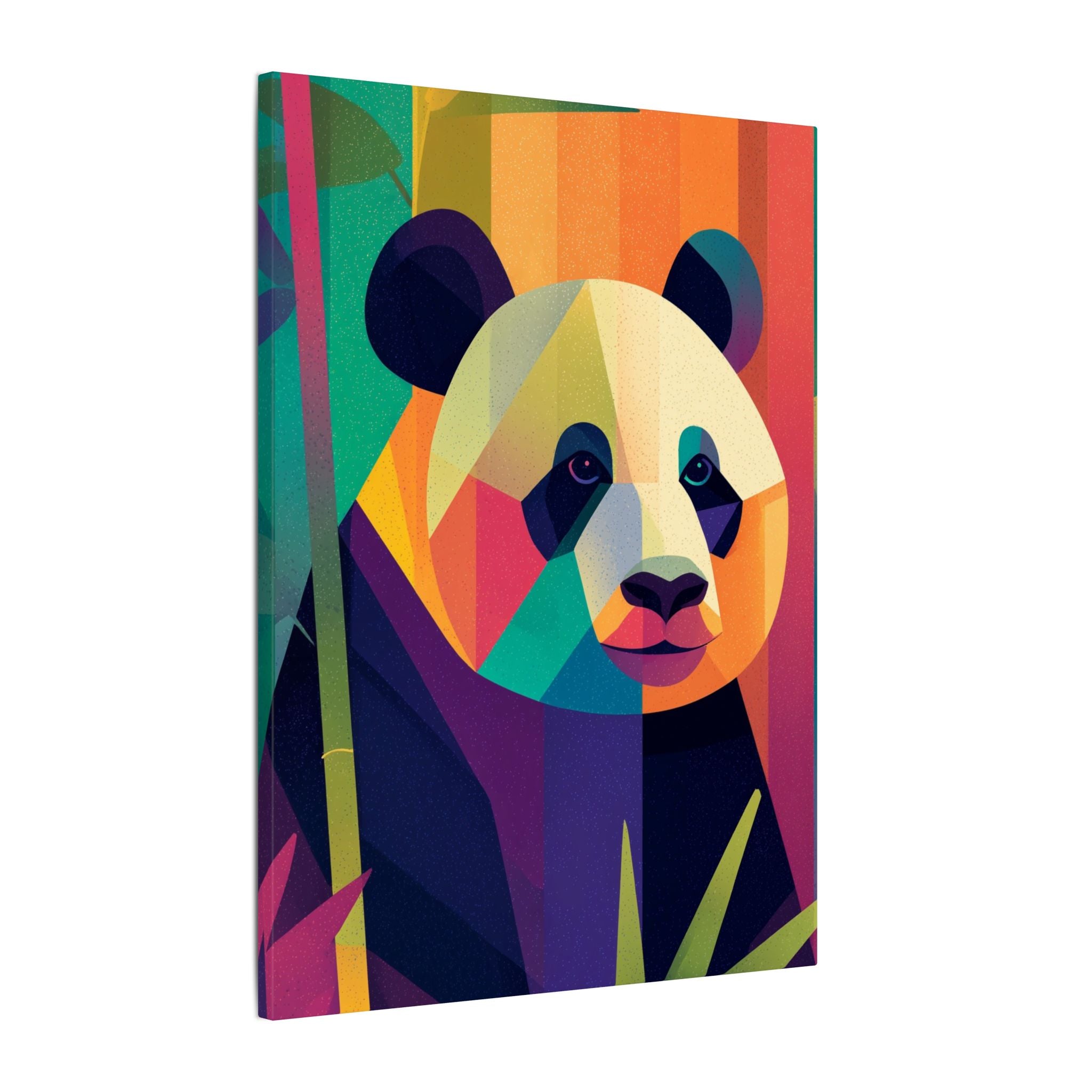 Geometric Panda: Cubist Wildlife, Colorful Fragmentation, Modern Digital Art   |  Personalized & Custom Orders Available