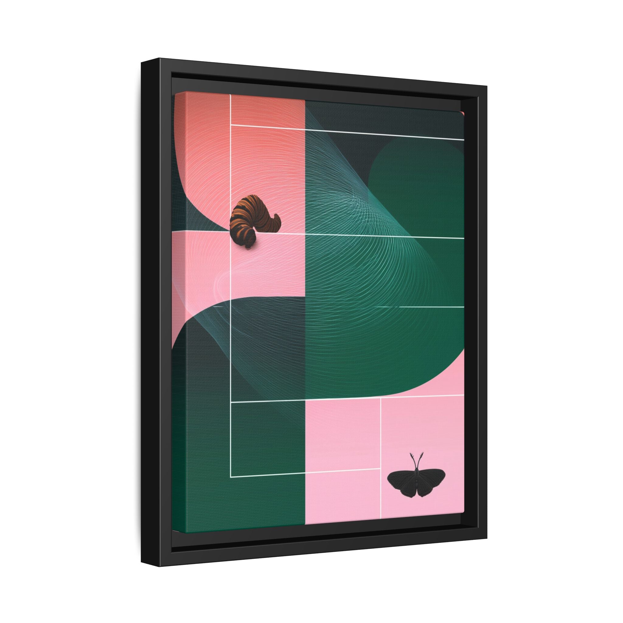 Metamorphic Geometric Framed Print : Abstract Graphic Design, Contemporary Digital Art Composition   |  Custom Orders Available