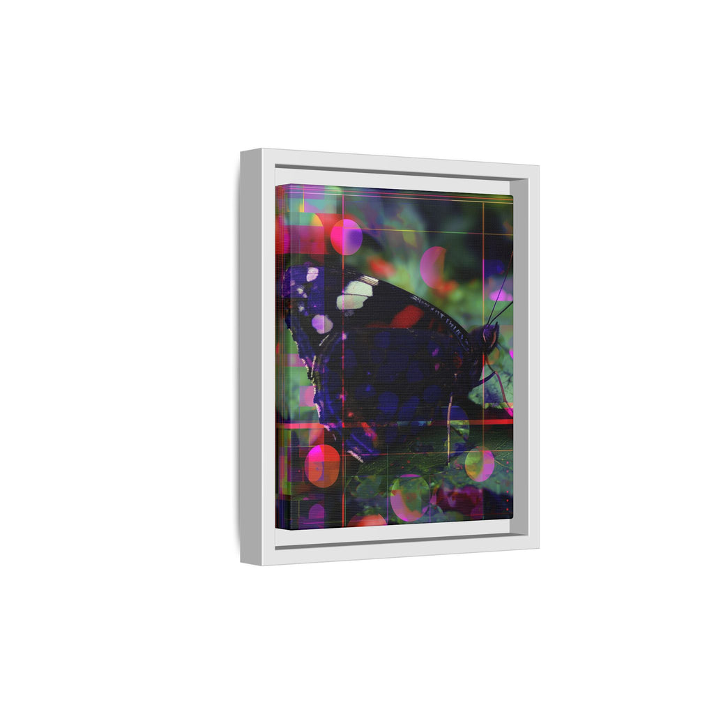 Geometric Butterfly Framed Print: Digital Glitch Butterfly Art, Geometric Nature Photography   |  Personalized & Custom Orders Available