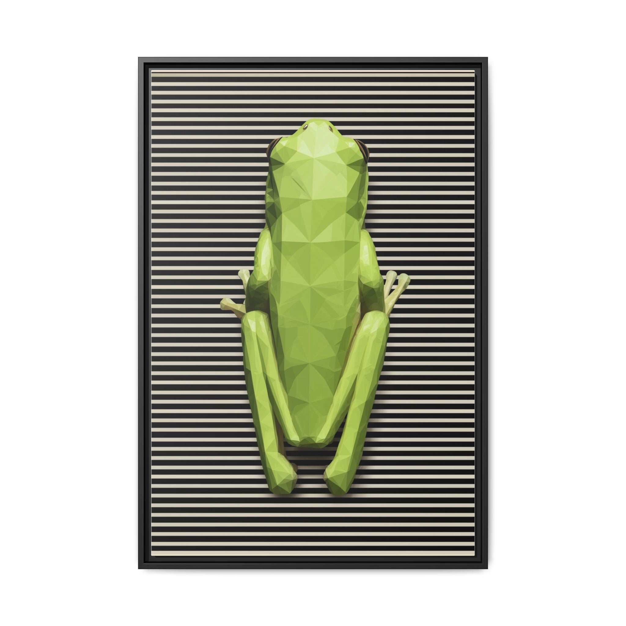 Geometric Amphibian: Low-Poly Frog Design, Digital Art Minimalism   |  Personalized & Custom Orders Available