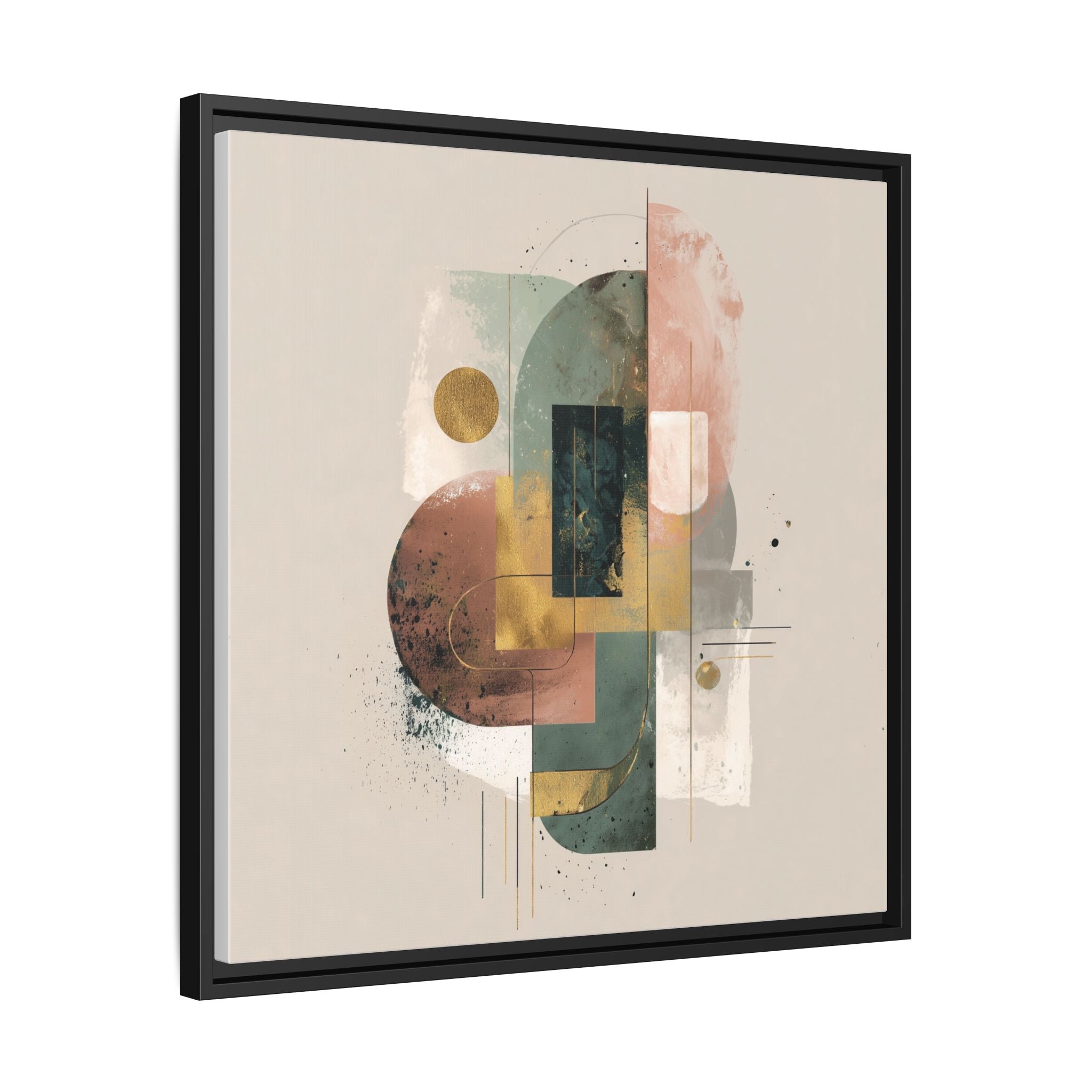 Organic Geometries: Fragmented Forms, Digital Abstract Composition, Layered Minimalist Art   |   Custom Orders Accepted
