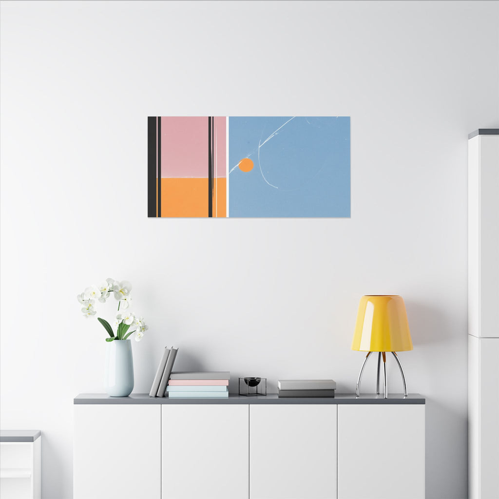 Geometric Harmony: Abstract Minimalist Composition, Modernist Color Fields, Constructivist Design Principles   |   Custom Orders Accepted