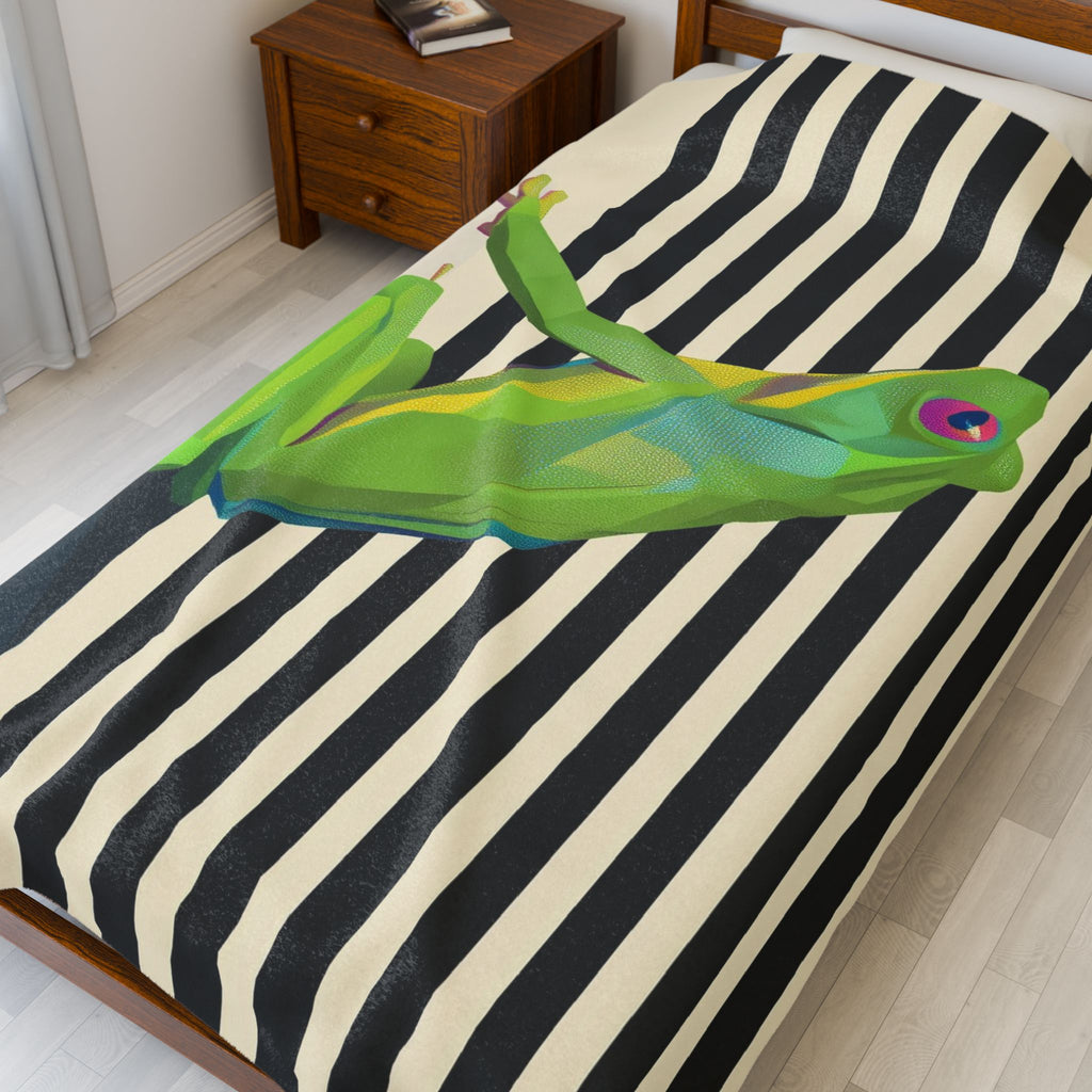 Geometric Frog: Modern Nature Design, Graphic Art Illustration   |    Custom Orders Available