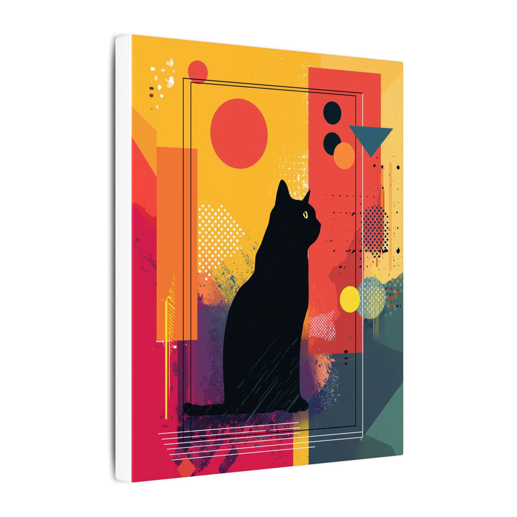 Feline Fusion: Geometric Kaleidoscope, Abstract Digital Art, Colorful Pop Silhouette   |  Personalized & Custom Orders Available