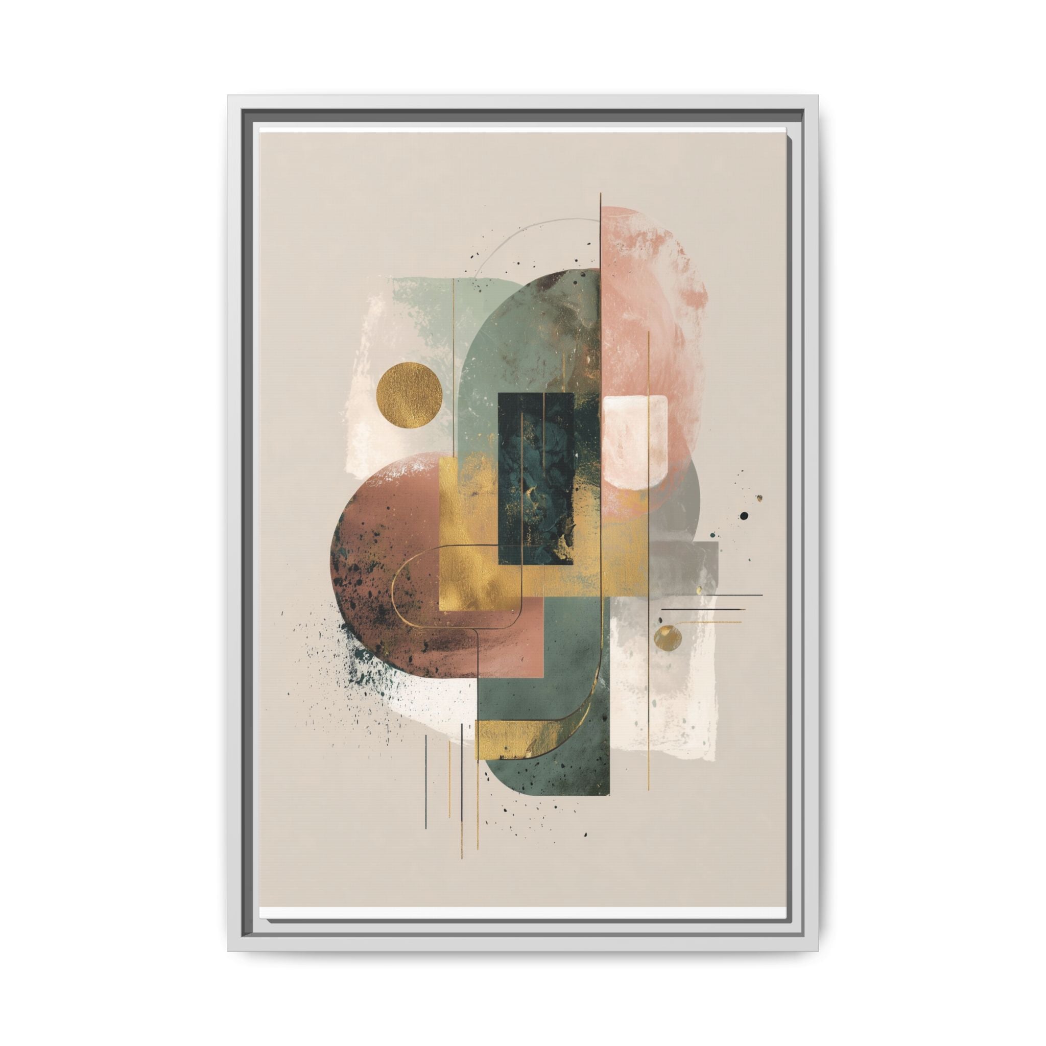Organic Geometries: Fragmented Forms, Digital Abstract Composition, Layered Minimalist Art   |   Custom Orders Accepted