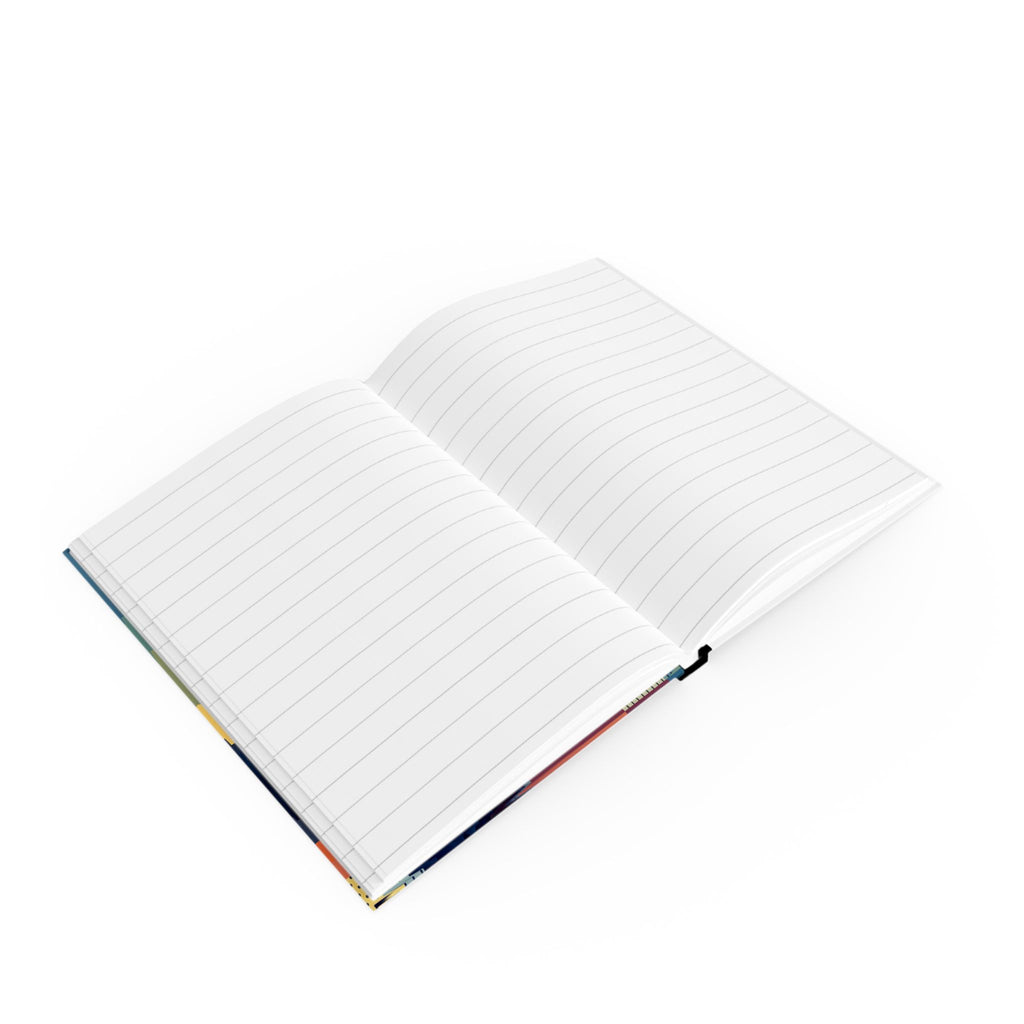 Vibrant Macaw Geometry: Modern Art Print, Modernist Bird Portrait Personalized Journal   |