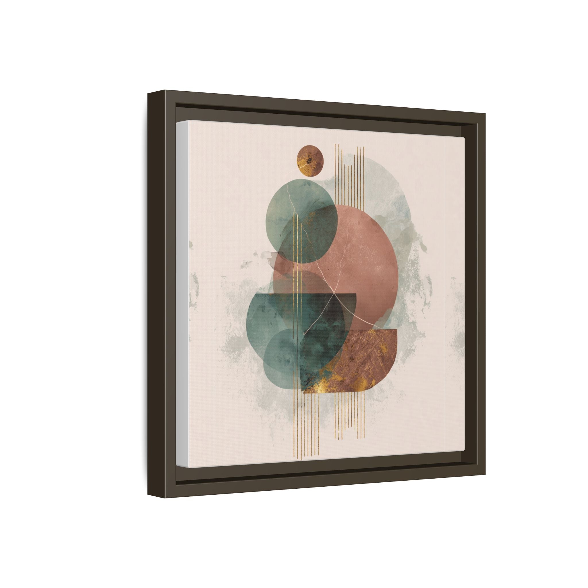 Translucent Geometries: Abstract Circles, Mid-Century Minimalism, Watercolor Layers   |   Custom Orders Accepted