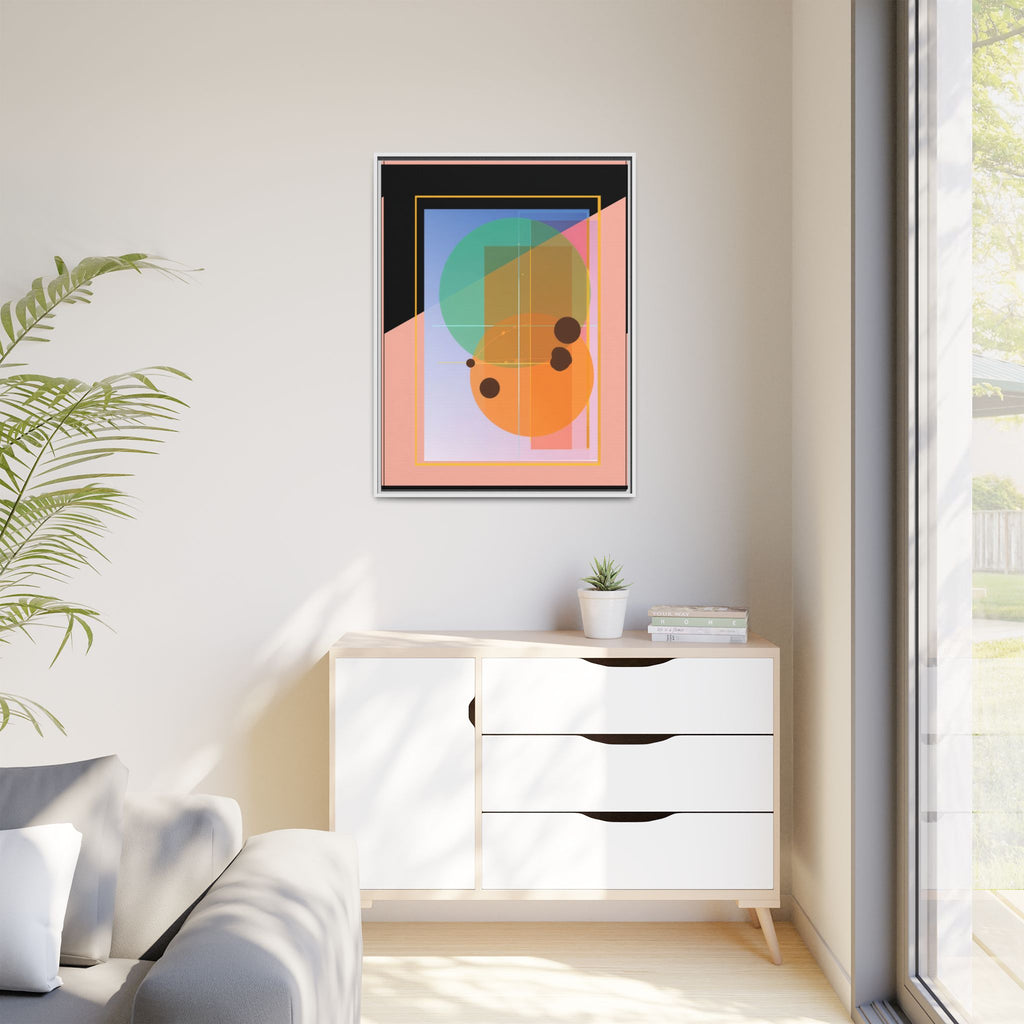 Geometric Harmony: Abstract Composition, Overlapping Shapes, Precision Design   |   Custom Orders Accepted