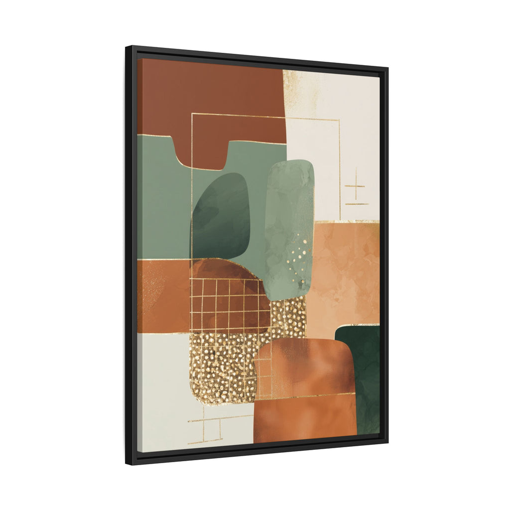 Geometric Harmony: Abstract Minimalist Art, Mid-Century Modern Design, Organic Shapes Composition   |   Custom Orders Accepted