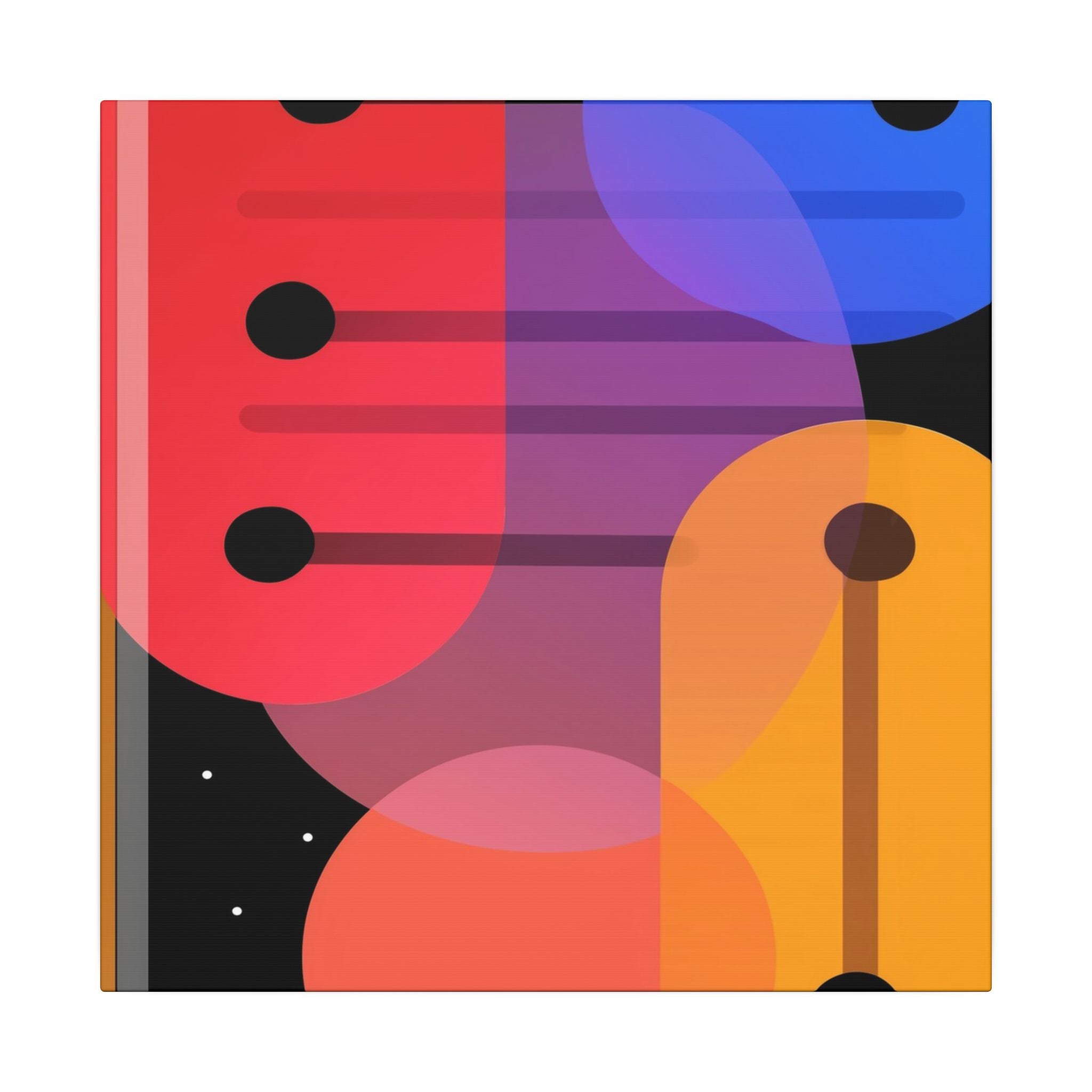 Cosmic Geometry: Abstract Shapes in Vibrant Colors, Digital Minimalist Design, Constructivist Inspiration   |   Custom Orders Accepted