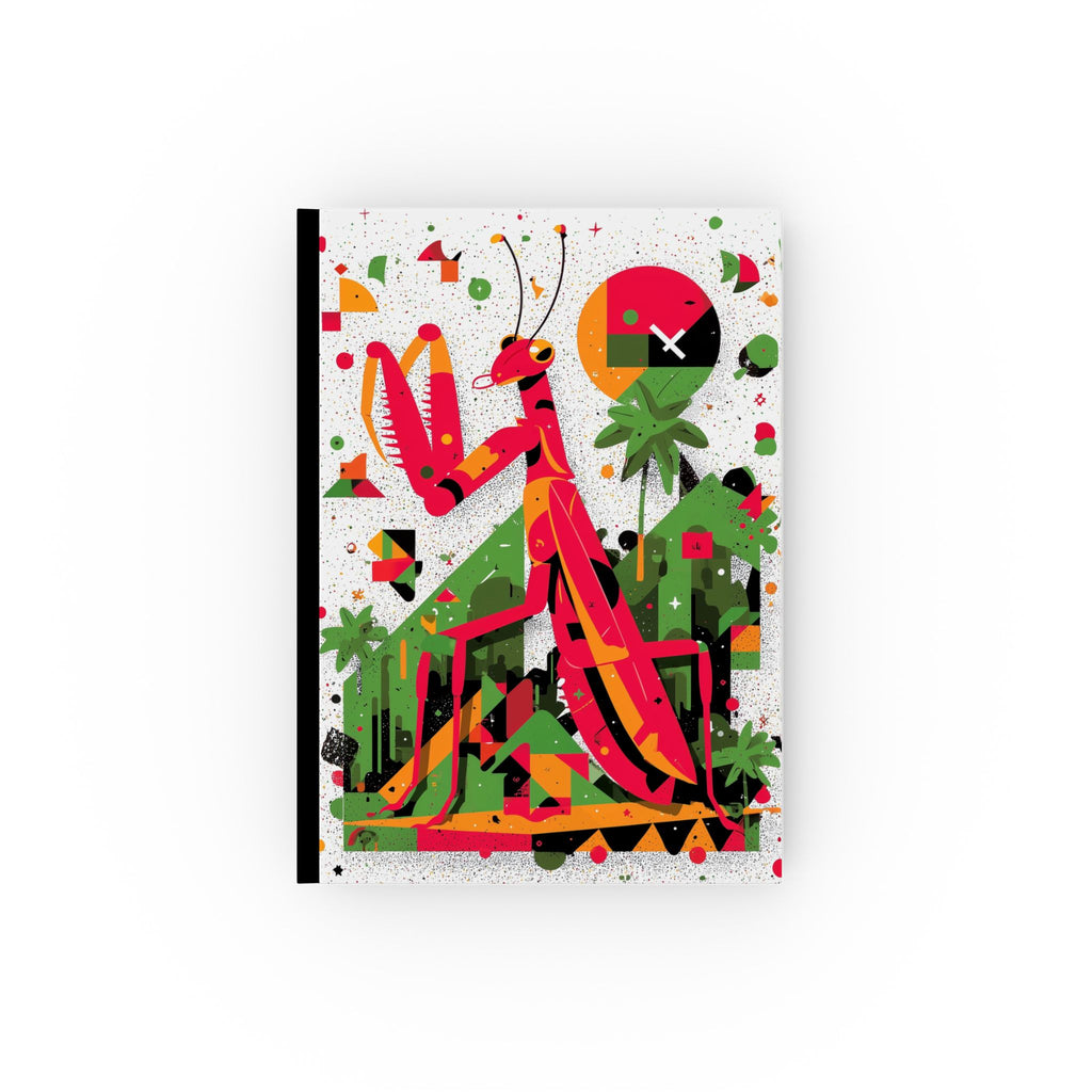 Mantis Geometry Journal: Abstract Insect Graphic Design, Personalized Journal   |    Custom Orders Accepted