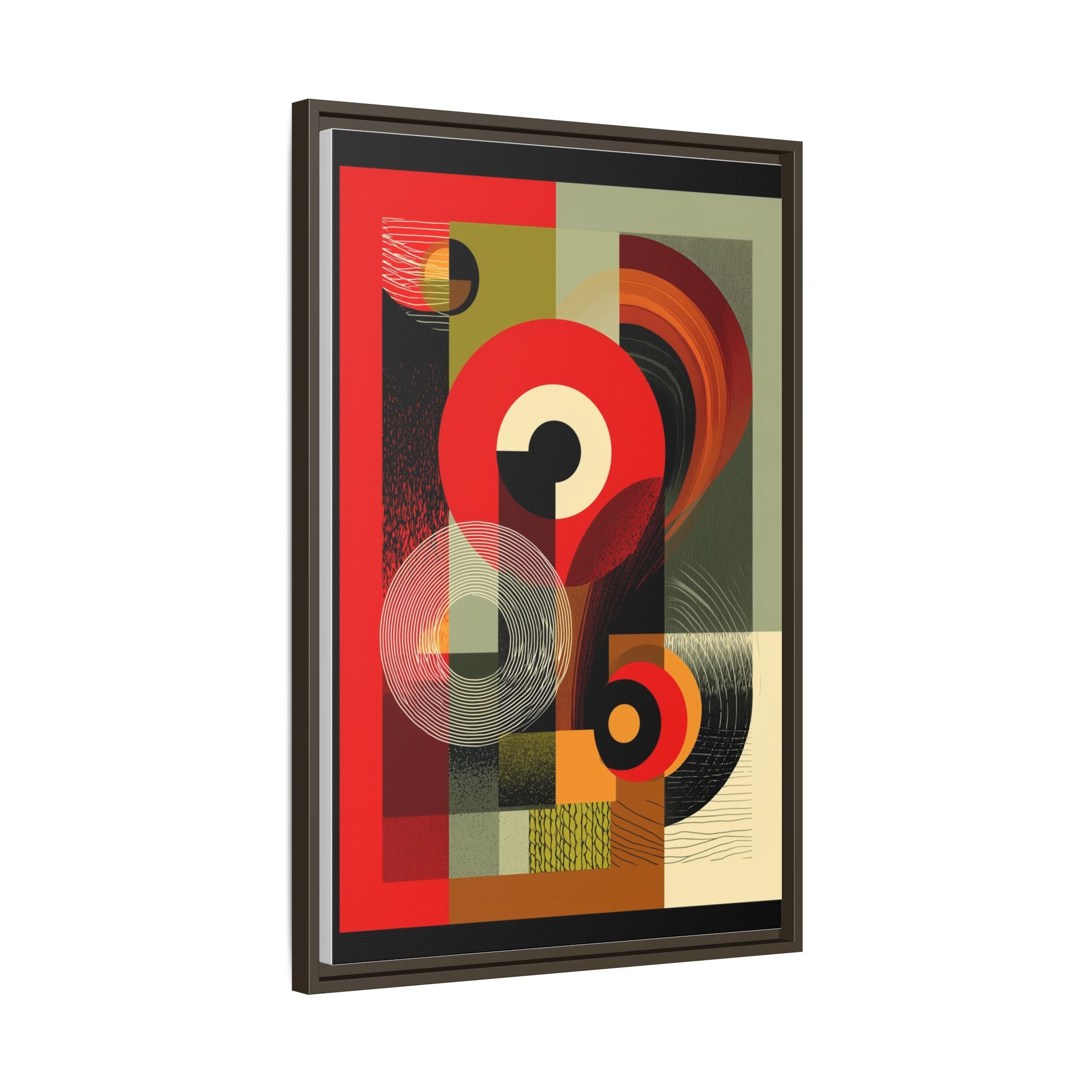 Chromatic Geometrics: Abstract Constructivist Composition, Modernist Color Blocking, Layered Circular Forms   |   Custom Orders Accepted