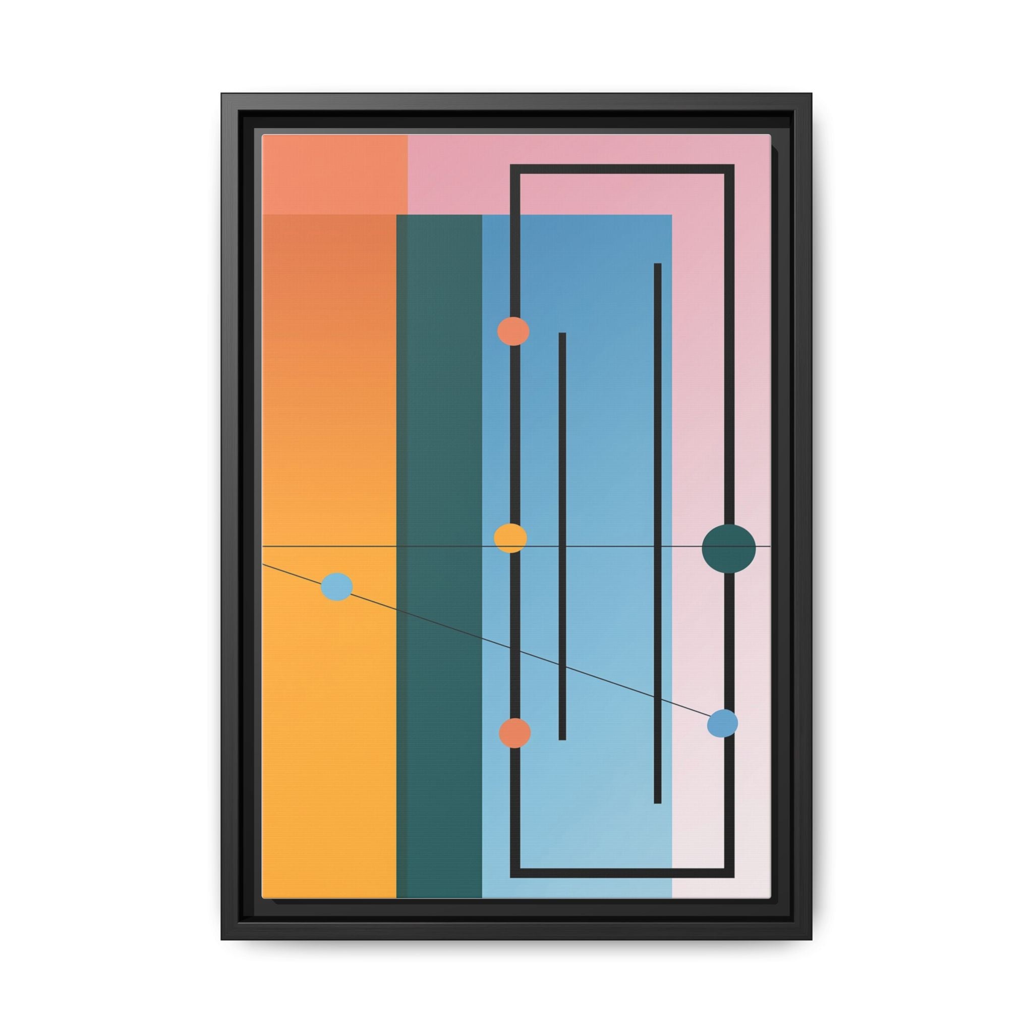 Geometric Harmony: Constructivist Color Planes, Modernist Composition, Abstract Spatial Rhythm   |   Custom Orders Accepted