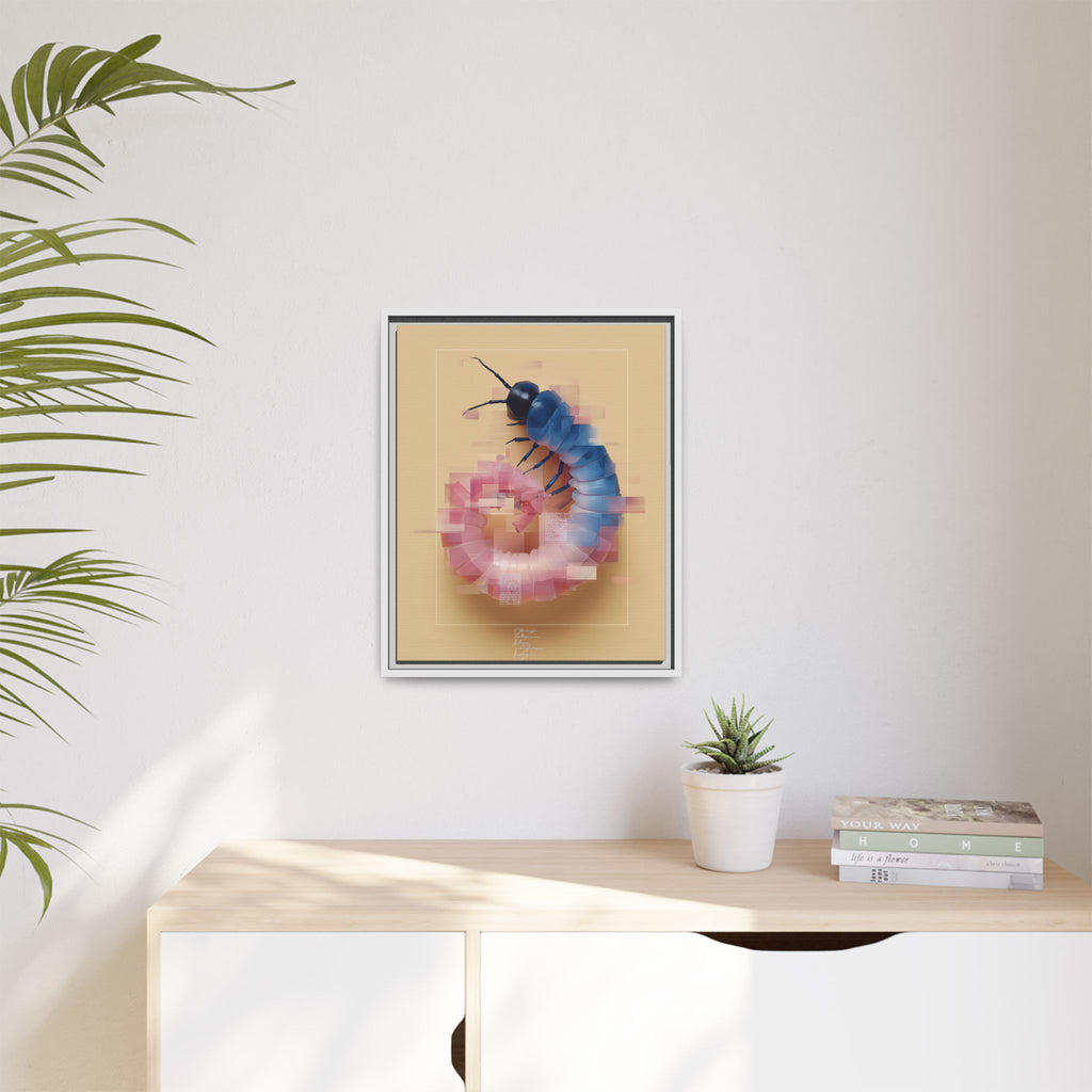 Glitched Symmetry: Digital Insect Mosaic, Pixelated Fragmentation   |    Custom Orders Available