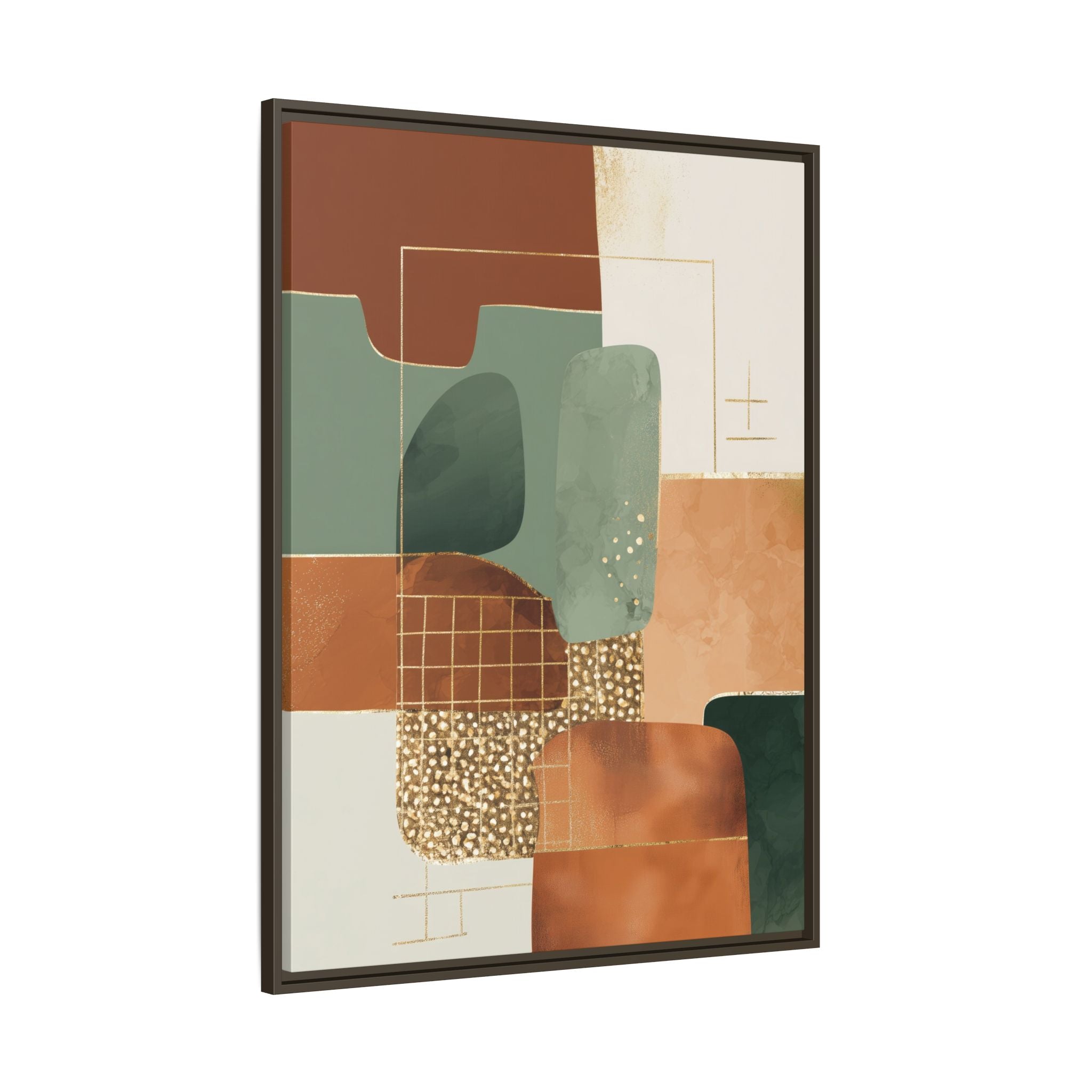 Geometric Harmony: Abstract Minimalist Art, Mid-Century Modern Design, Organic Shapes Composition   |   Custom Orders Accepted