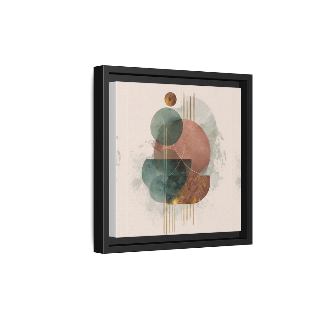 Translucent Geometries: Abstract Circles, Mid-Century Minimalism, Watercolor Layers   |   Custom Orders Accepted