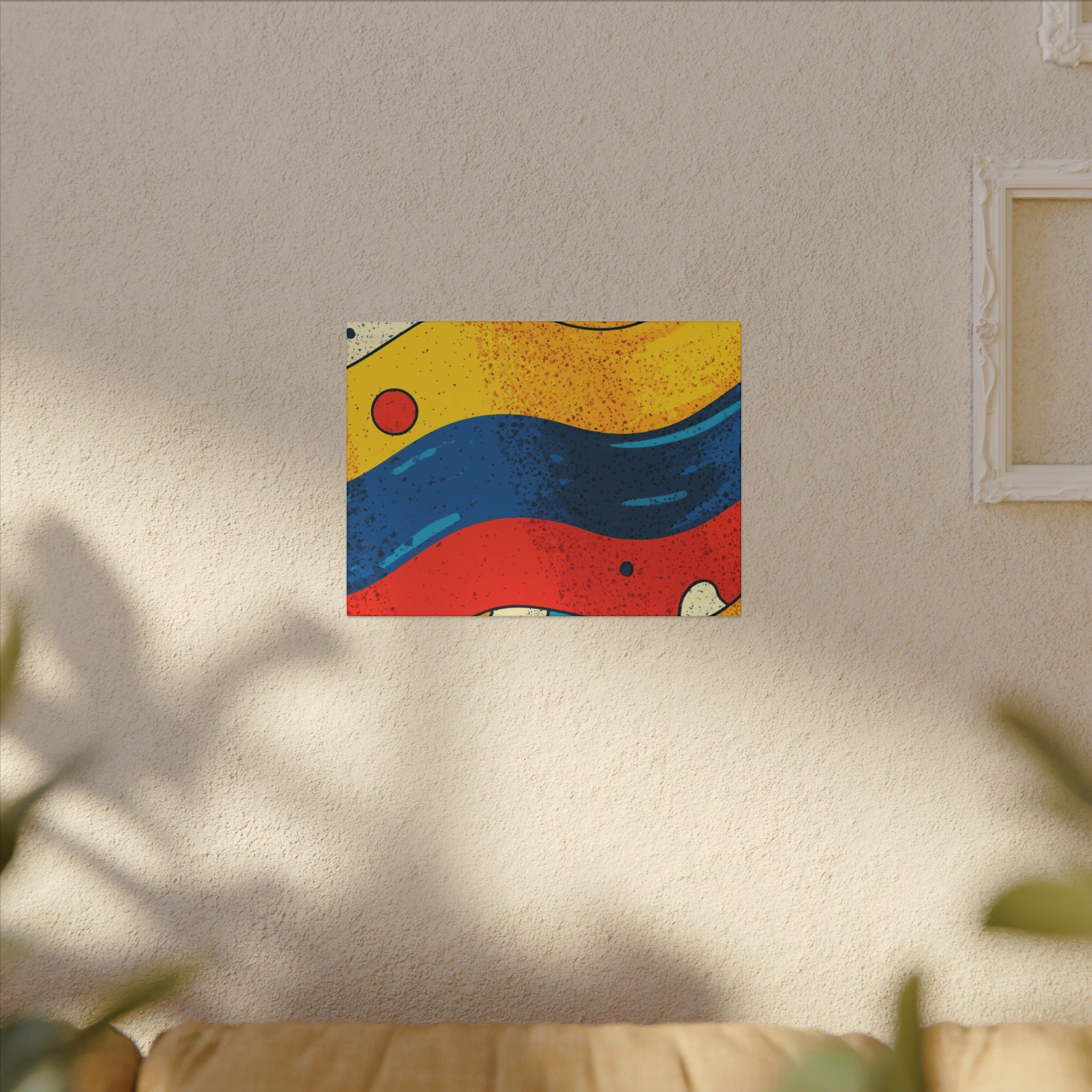 Fluid Dynamics: Retro Abstract Shapes, Mid-Century Modern Motion, Geometric Color Waves   |   Custom Orders Accepted